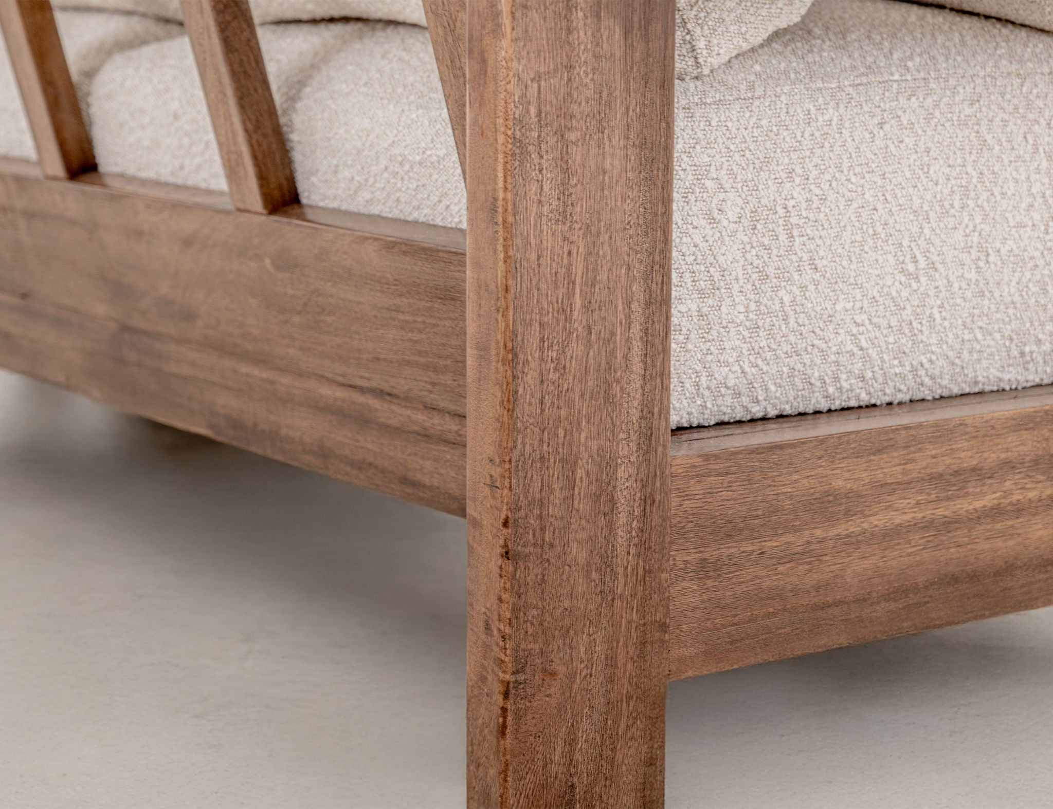 Duna - Sofa - White / Light Brown