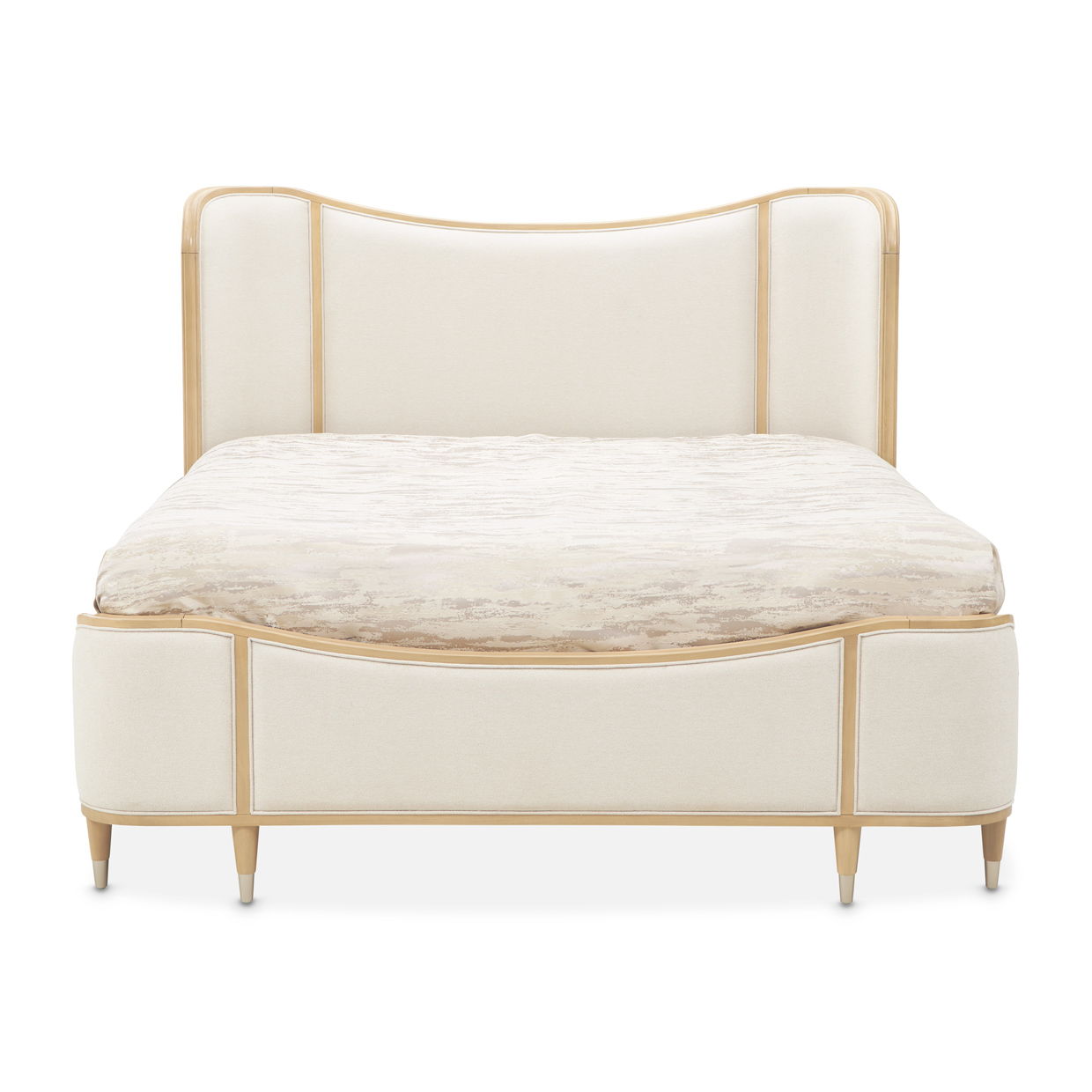 Camellia Field - Upholstered Panel Bed