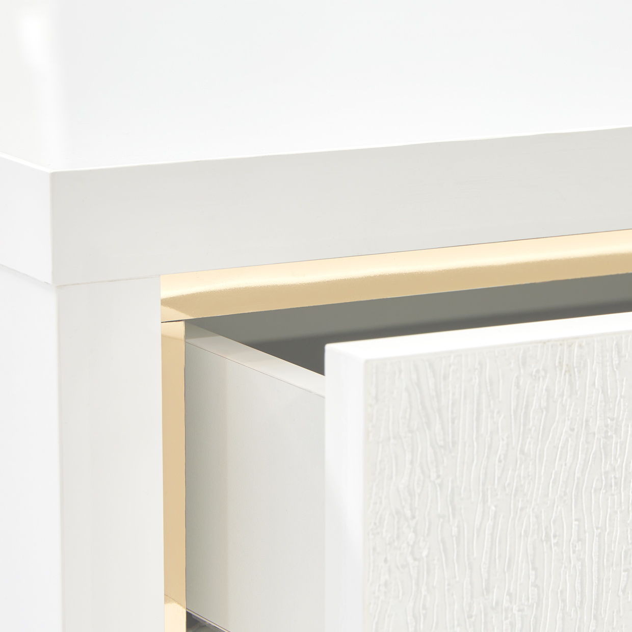 Palm Gate - Media Cabinet - Cloud White