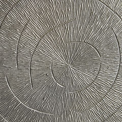 Laverford - Round End Table - Chrome / Black