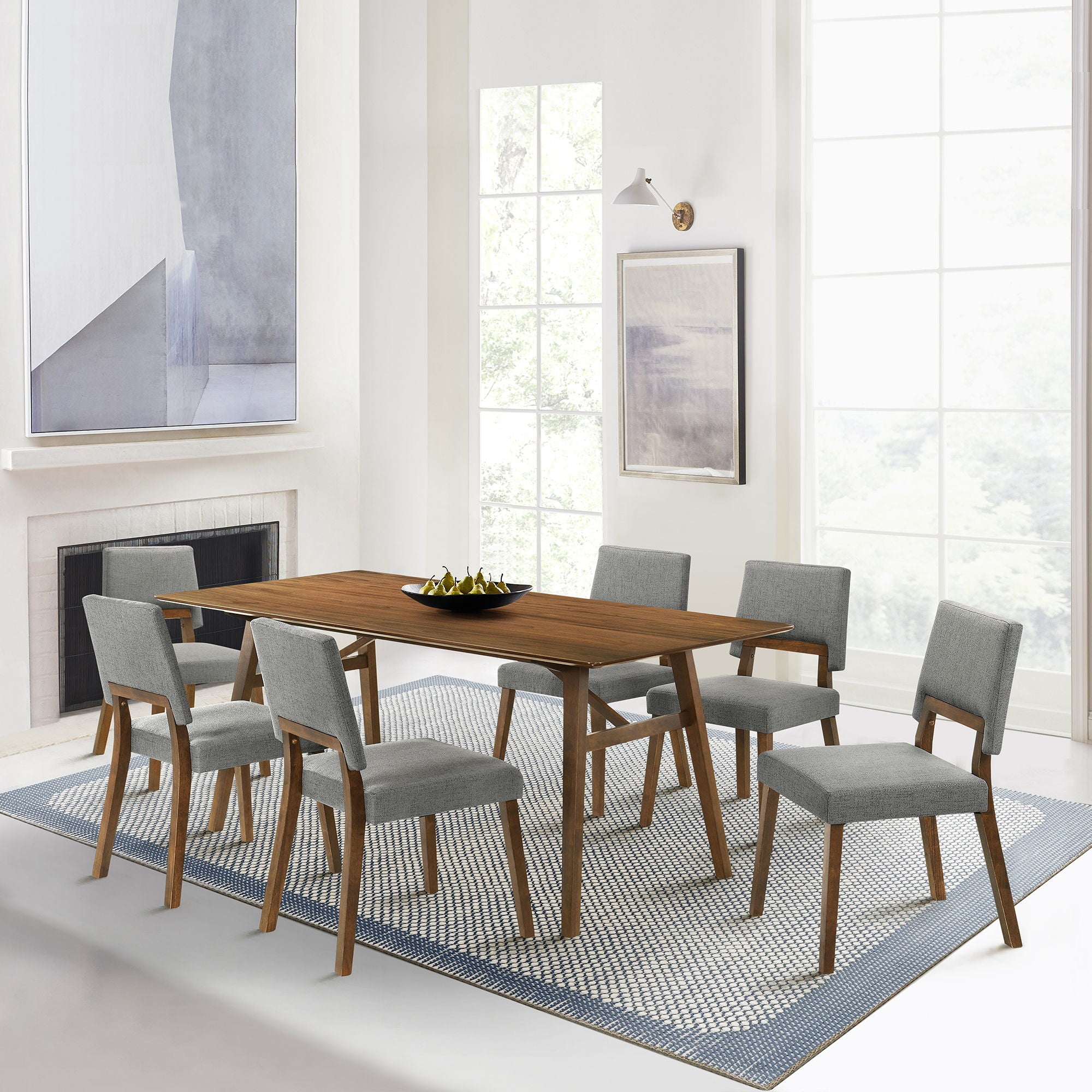 Channell - Dining Chair With Walnut Frame
