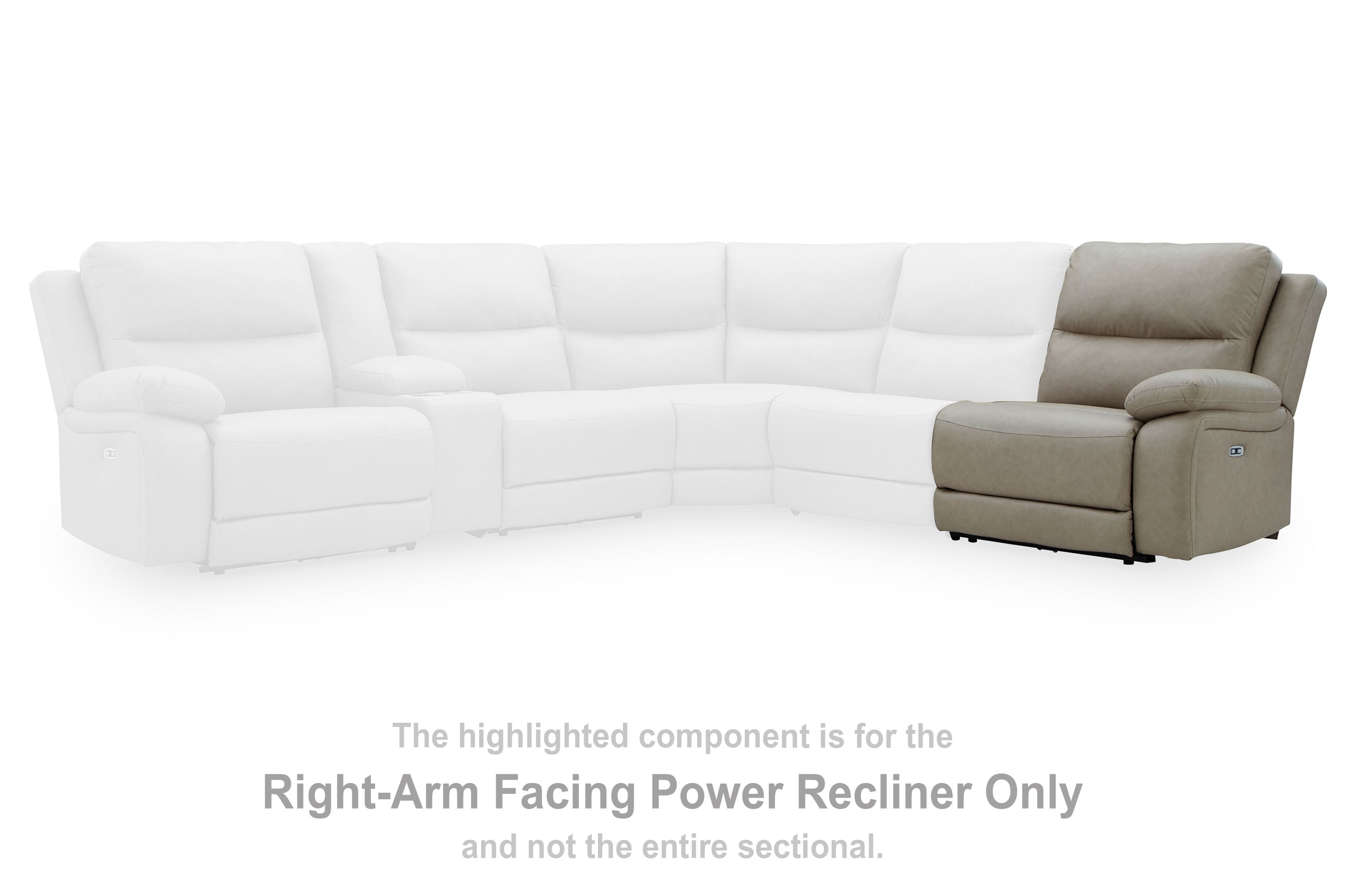 Narwhal Place - RAF Zero Wall Power Recliner - Pebble