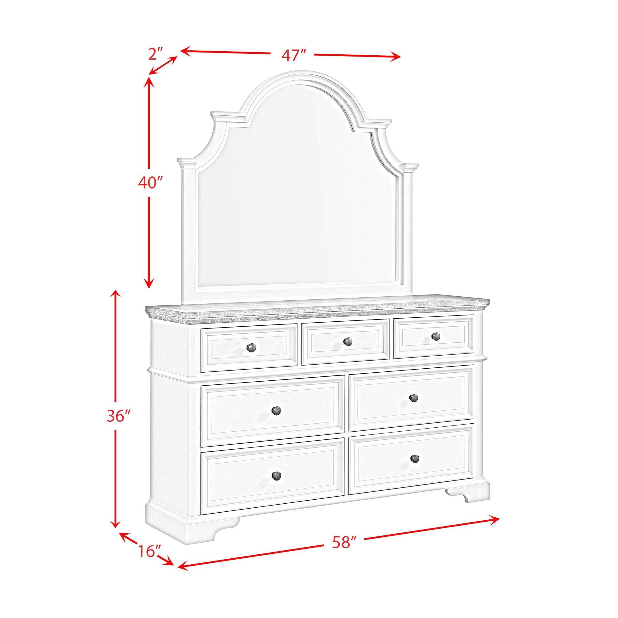 Eastwood - Youth 7-Drawer Dresser