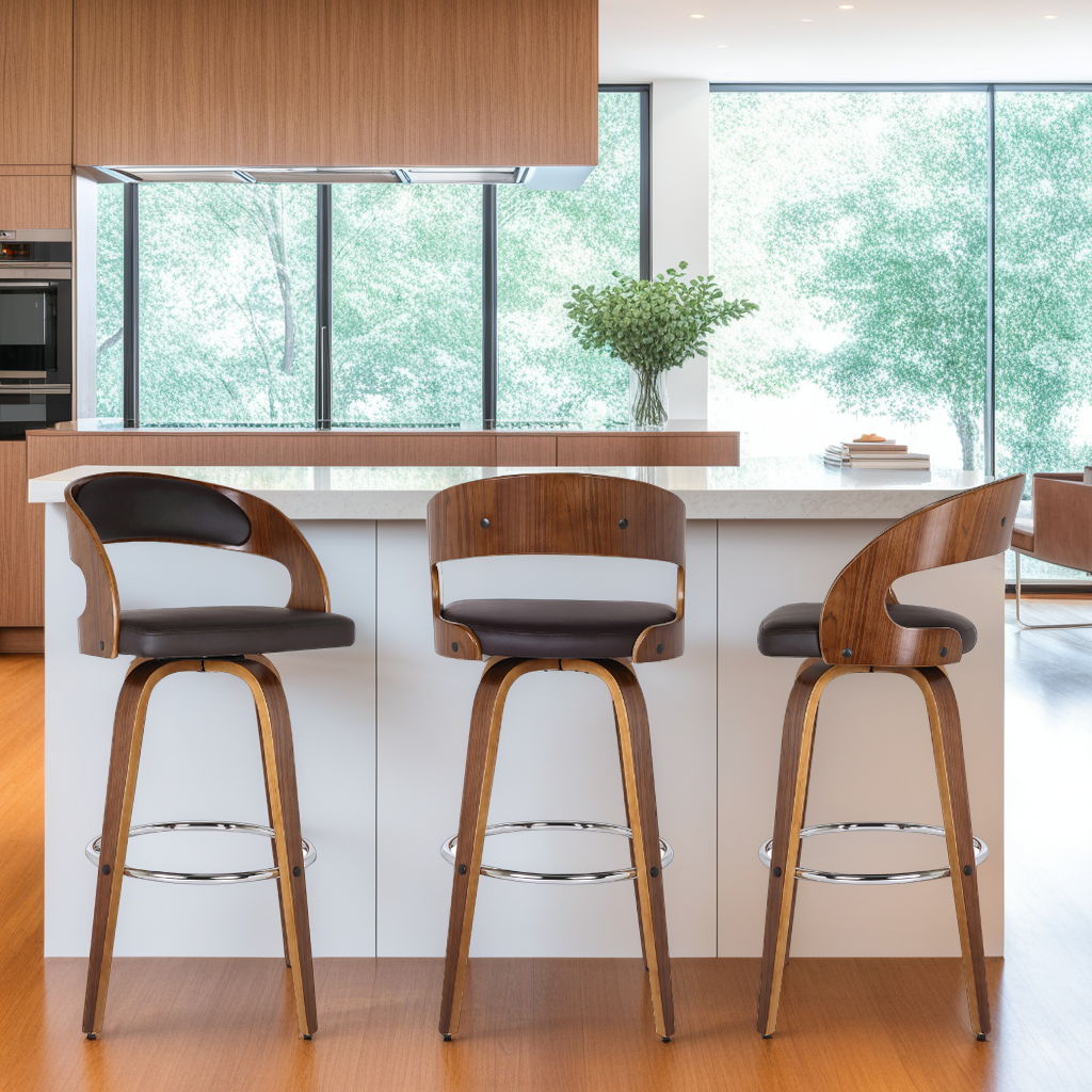 Shelly - 26" Counter Height Swivel Bar Stool