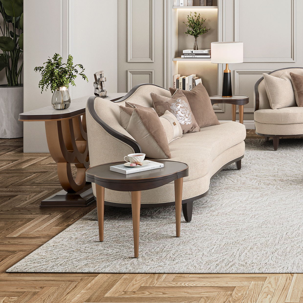 Camellia Field - Living Room Console Table