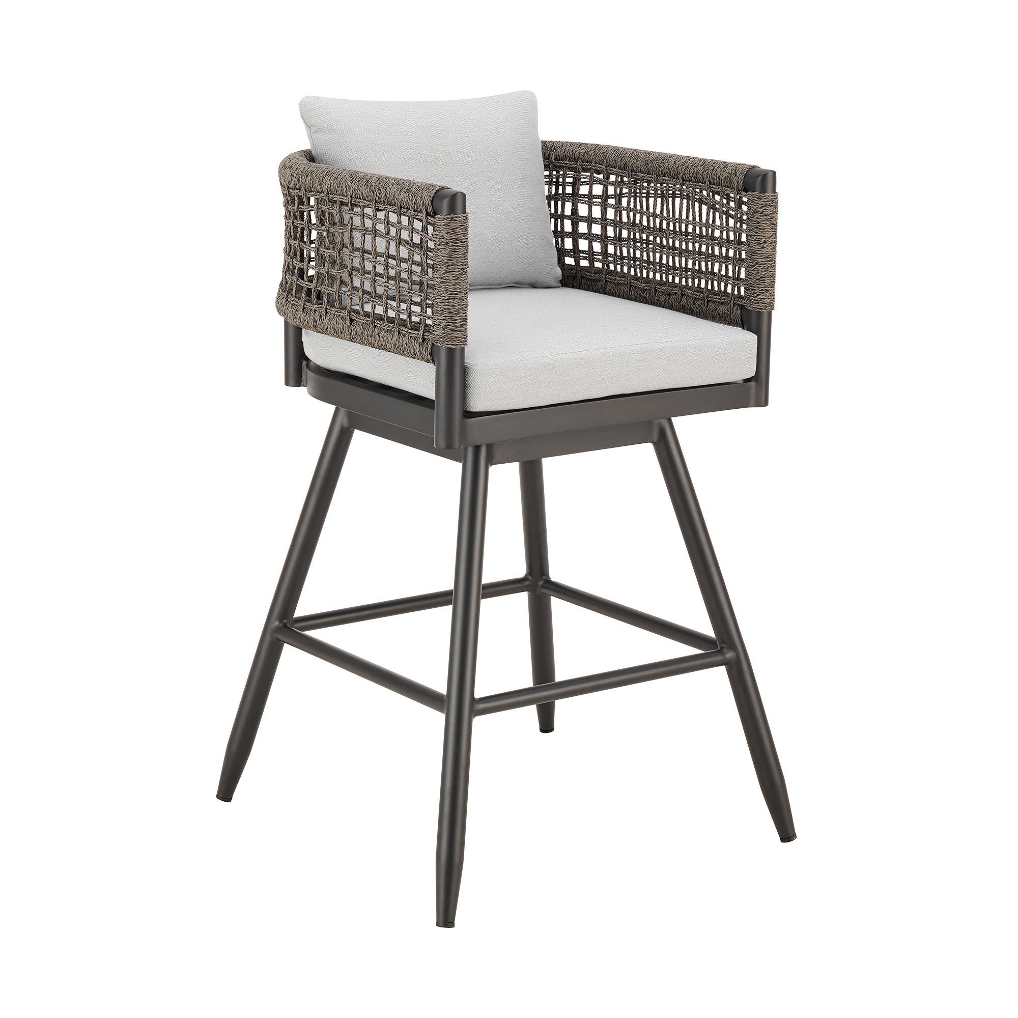 Alegria - Outdoor Patio Swivel Counter Stool Set