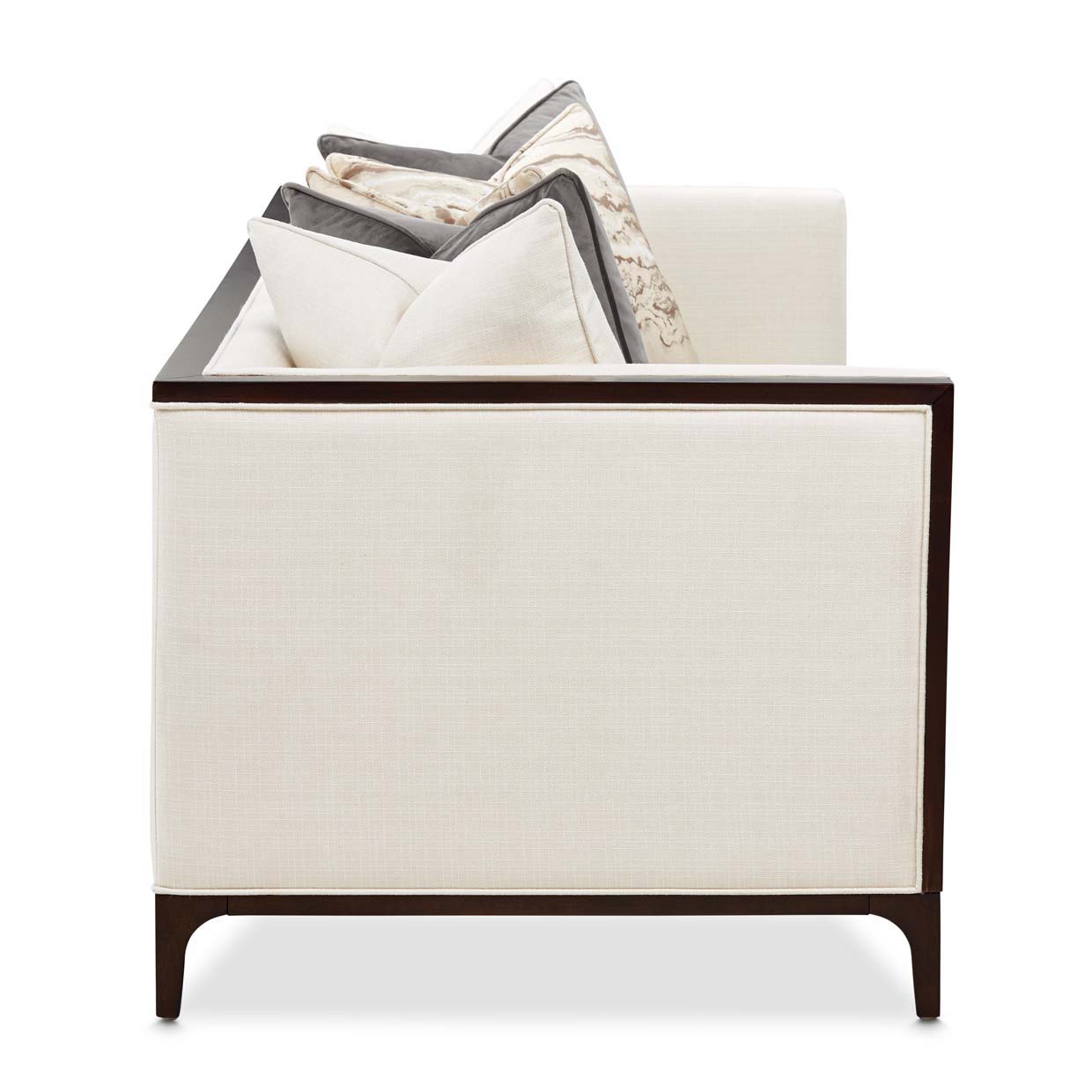 Belmont Place - Sofa - Cream / Espresso