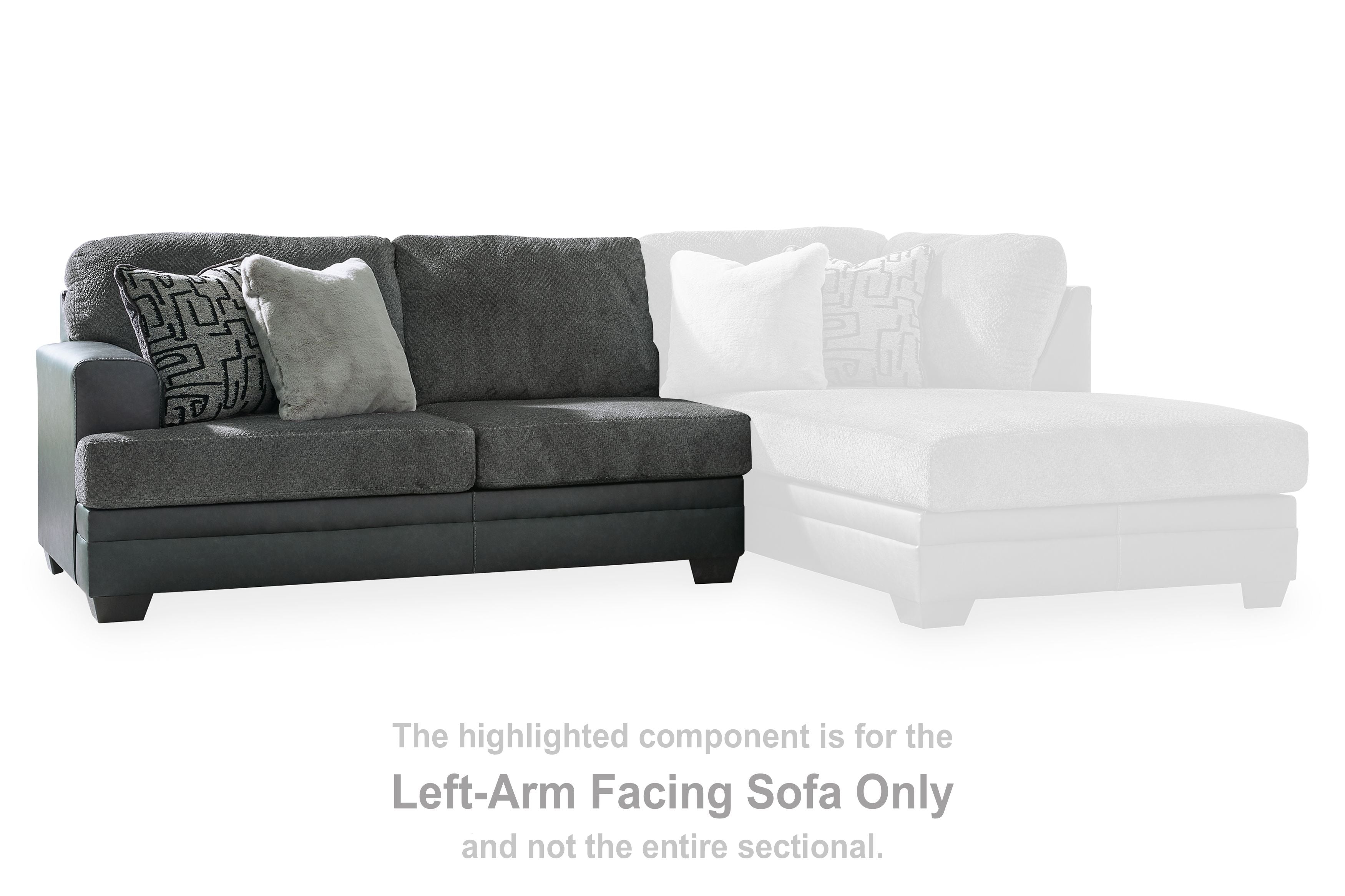 Brixley Pier - Laf Sofa - Graphite