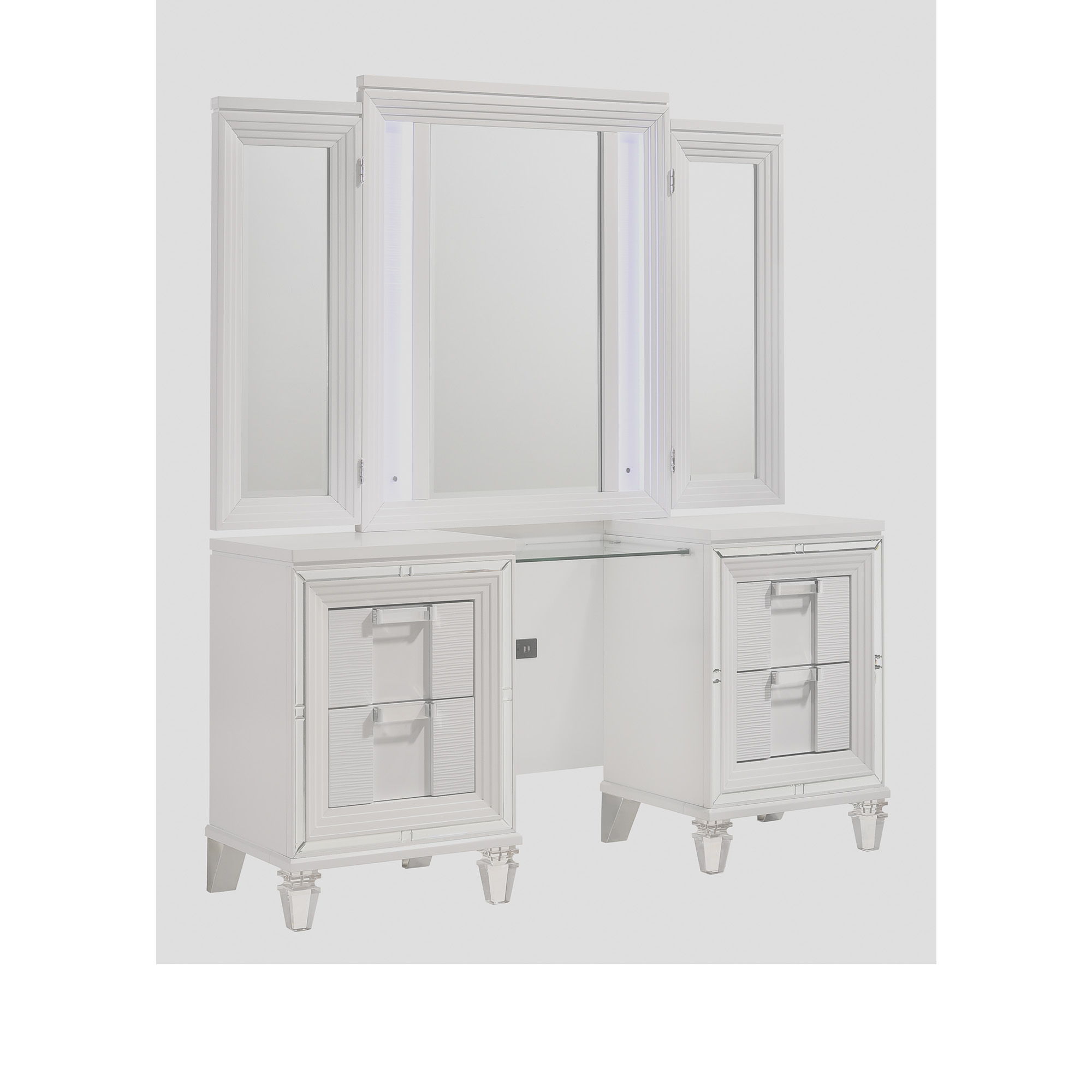 Twenty Nine - Vanity Set With Led & Usb Plug