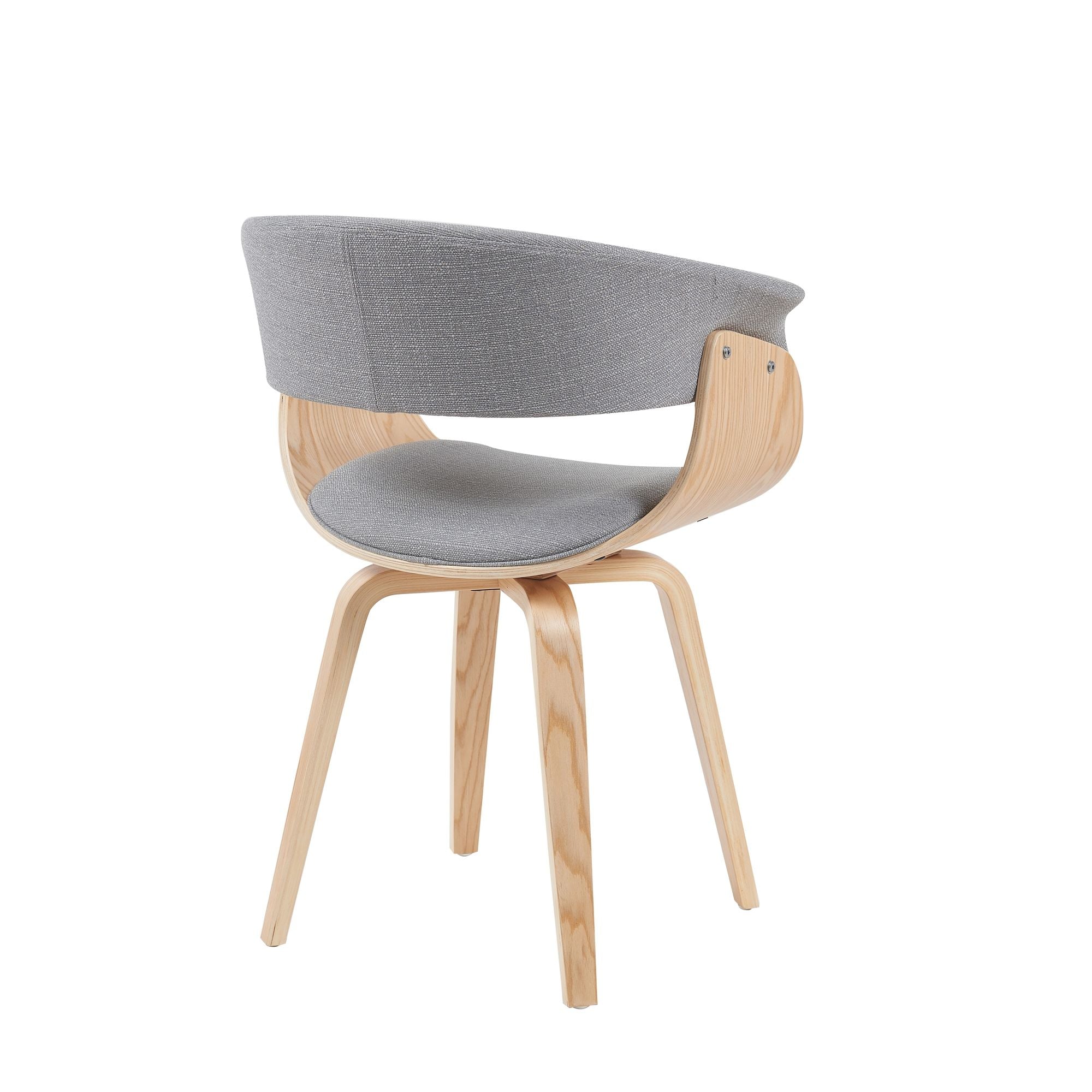 Summer - Upholstered Dining Chair - Gray / Brown