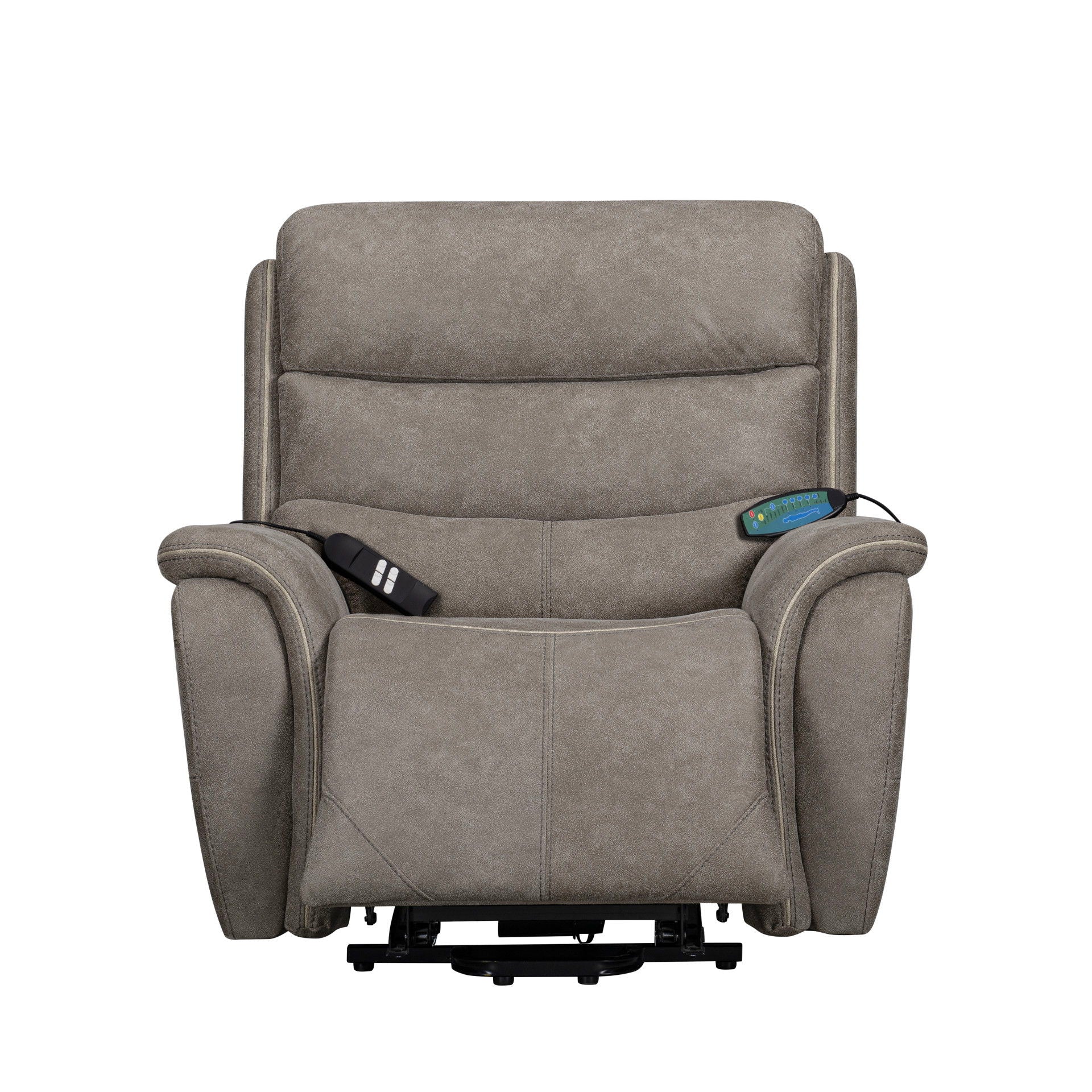 Kamari - Power Lift Recliner With Heat & Massage - Gray