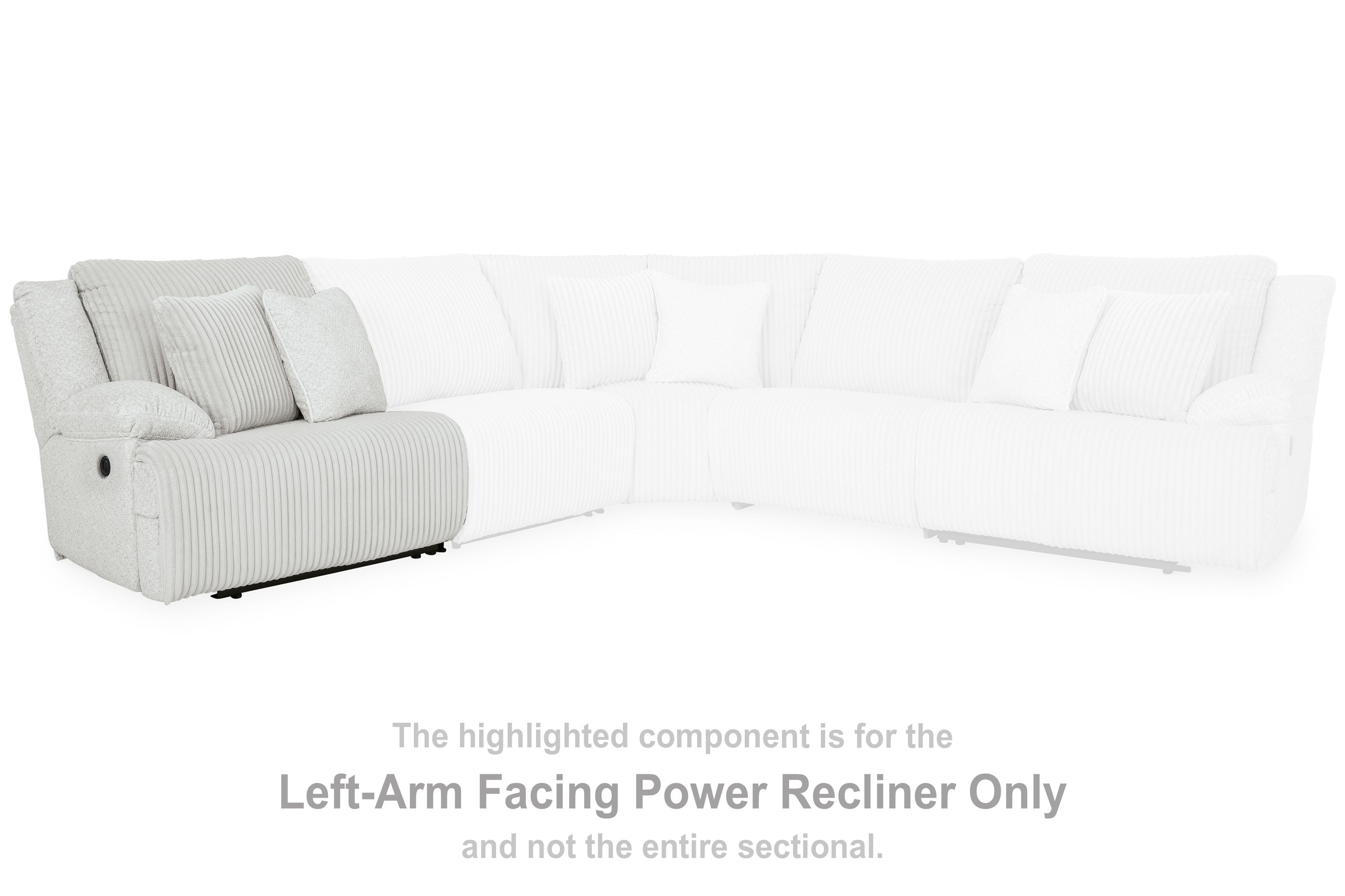 Top Tier - Laf Zero Wall Power Recliner - Alloy