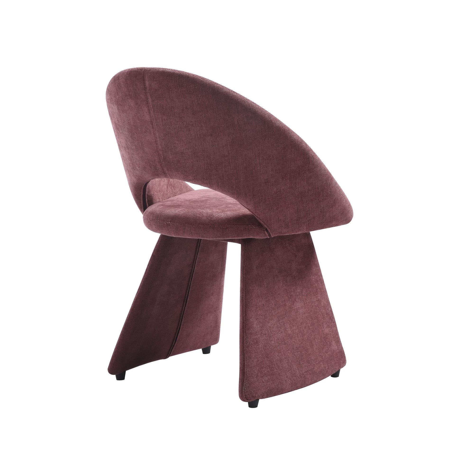 Angelina - Modern Curved Back Upholstered Dining Chair