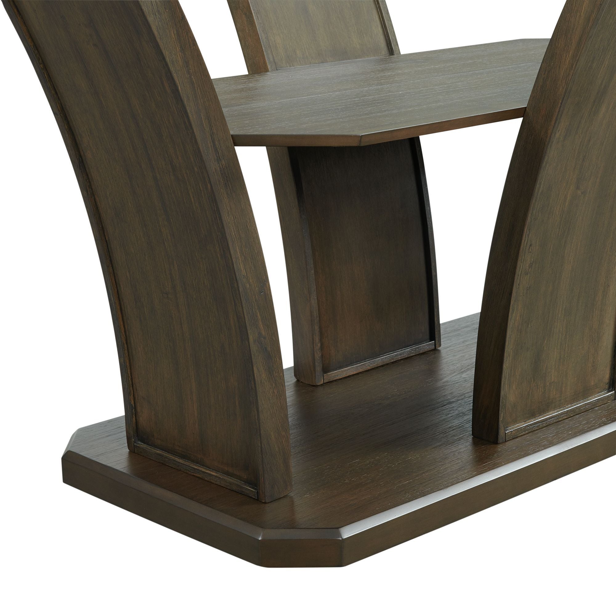 Dapper - 5 Piece Rectangular Standard Height Dining Set Table & Four Chairs - Walnut