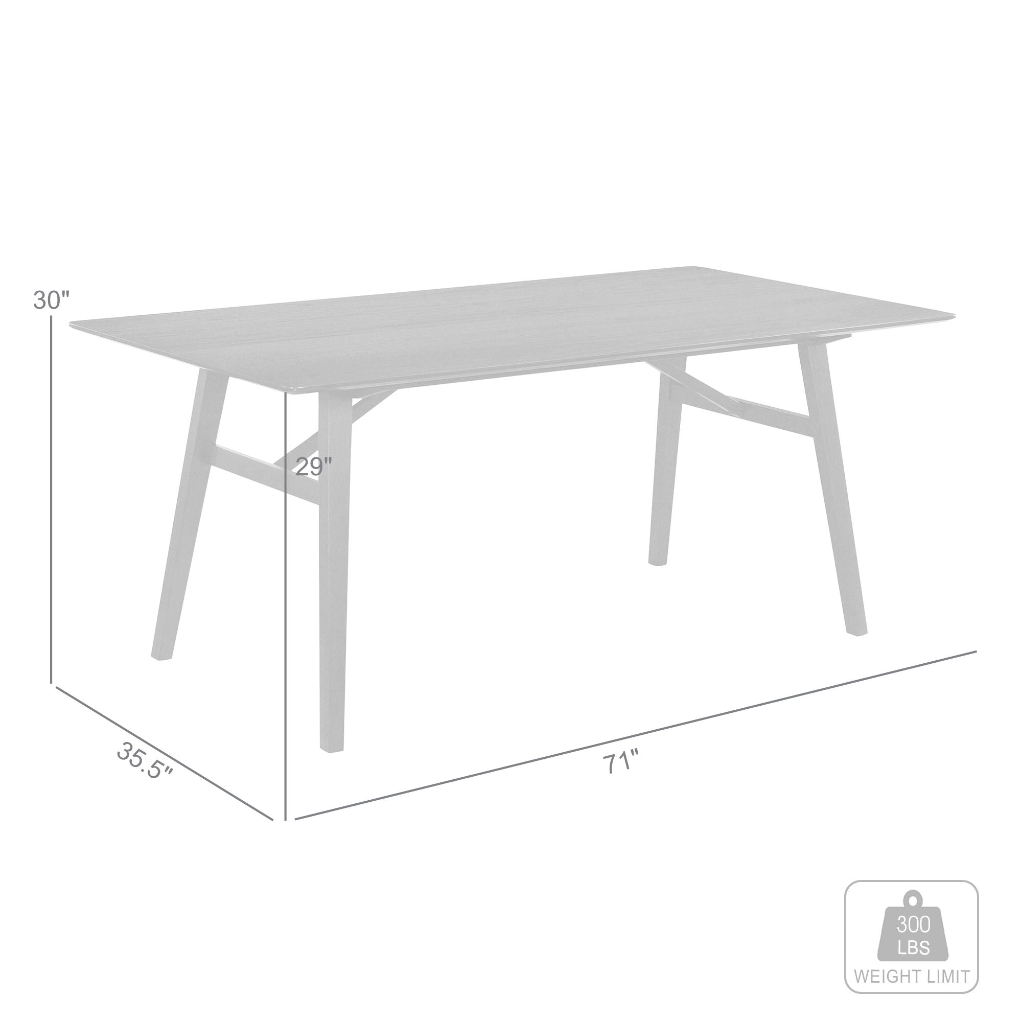 Channell - Wood Dining Table