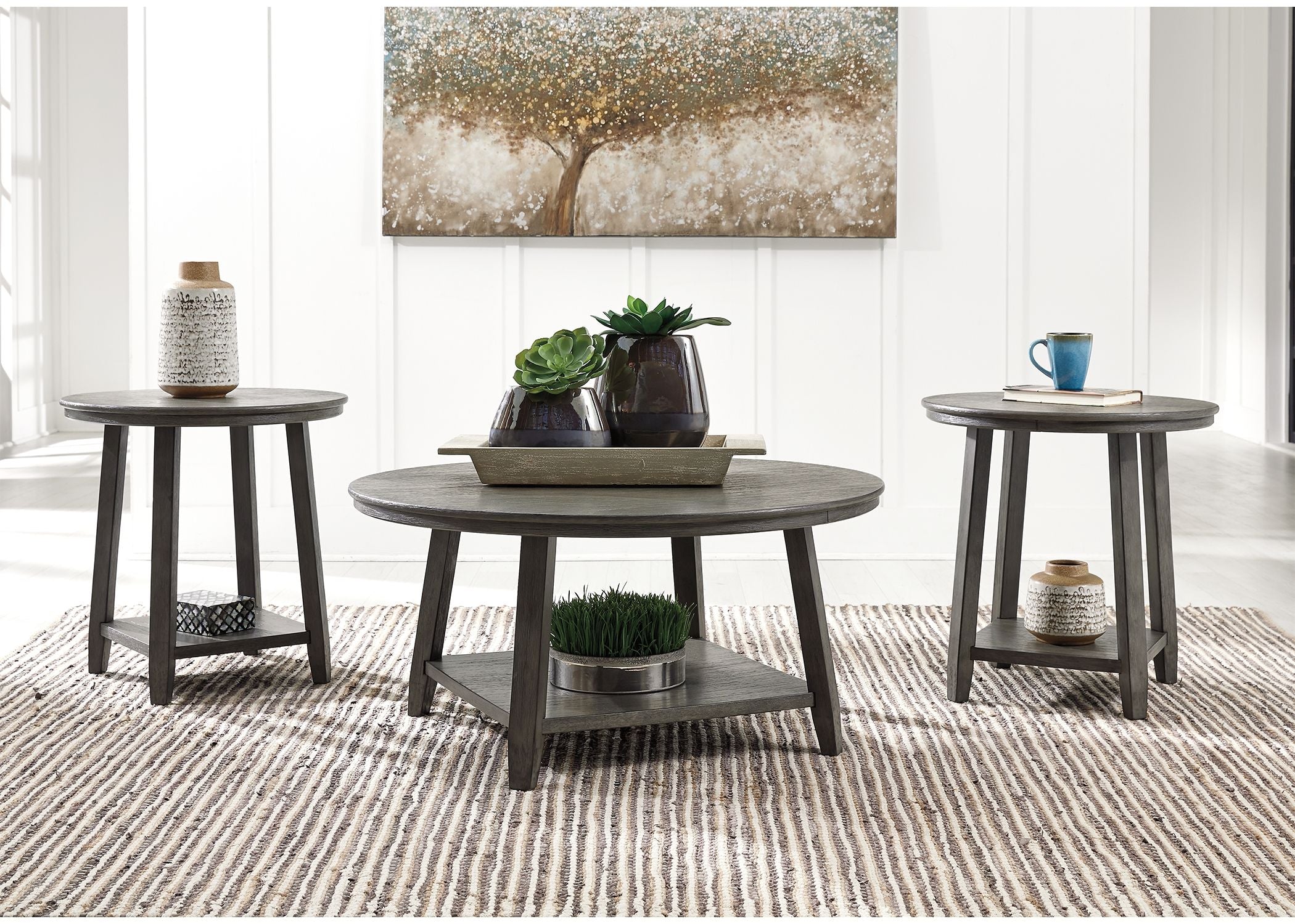 Caitbrook - Occasional Table Set (Set of 3) - Gray