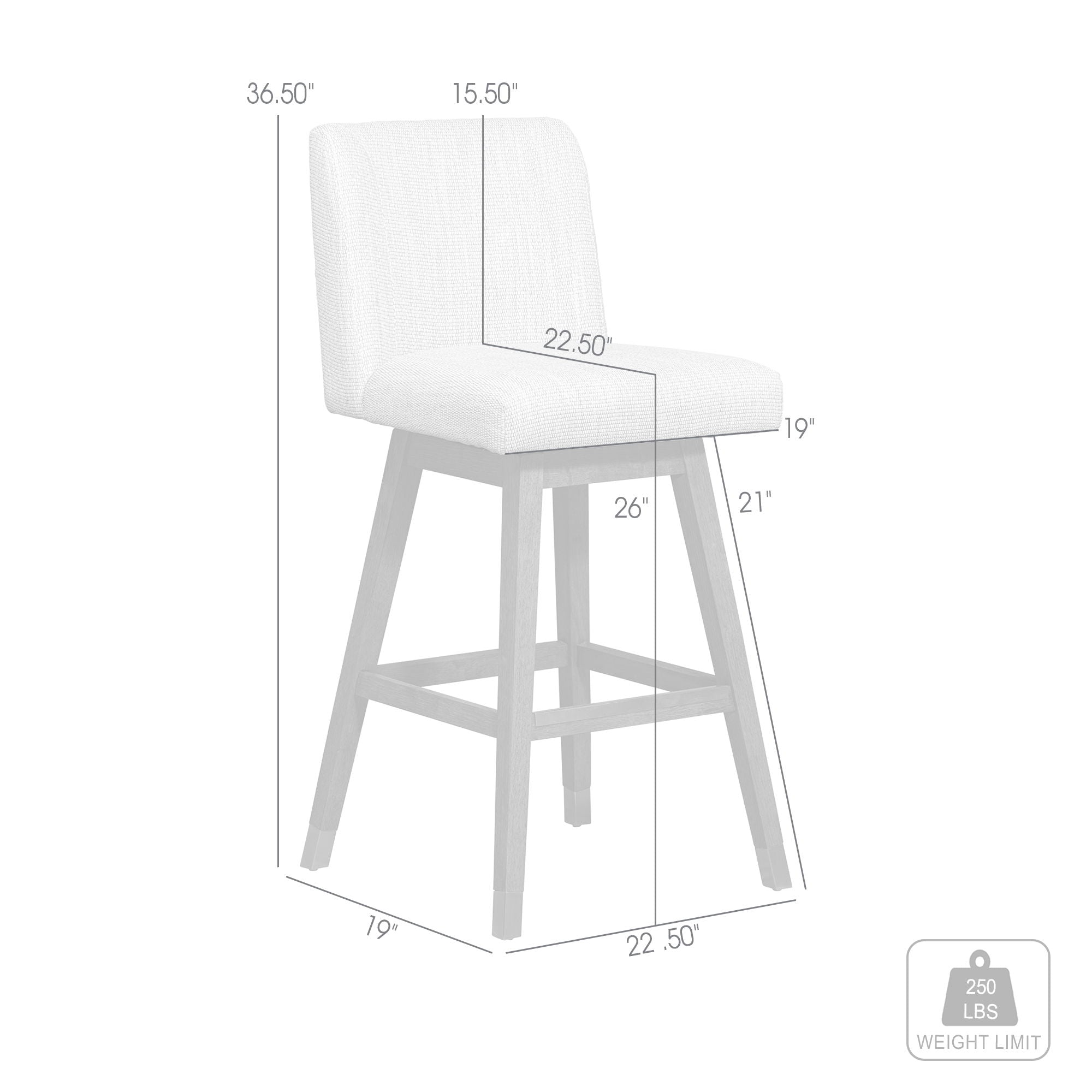 Basila - Swivel Bar Stool