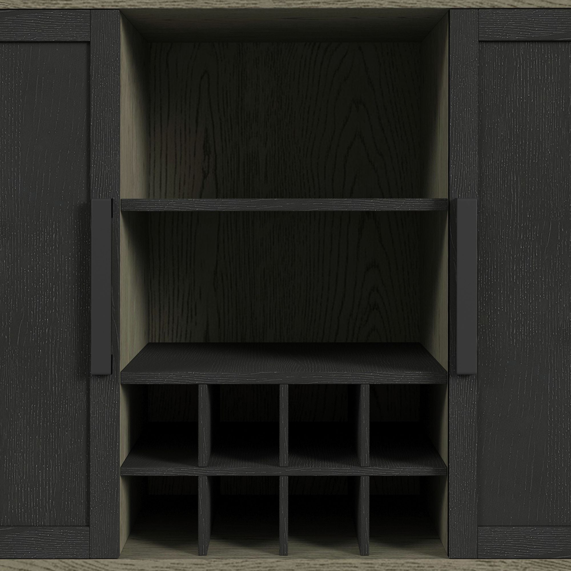 Jemma - Bar Table With Light - Gray And Dark Espresso