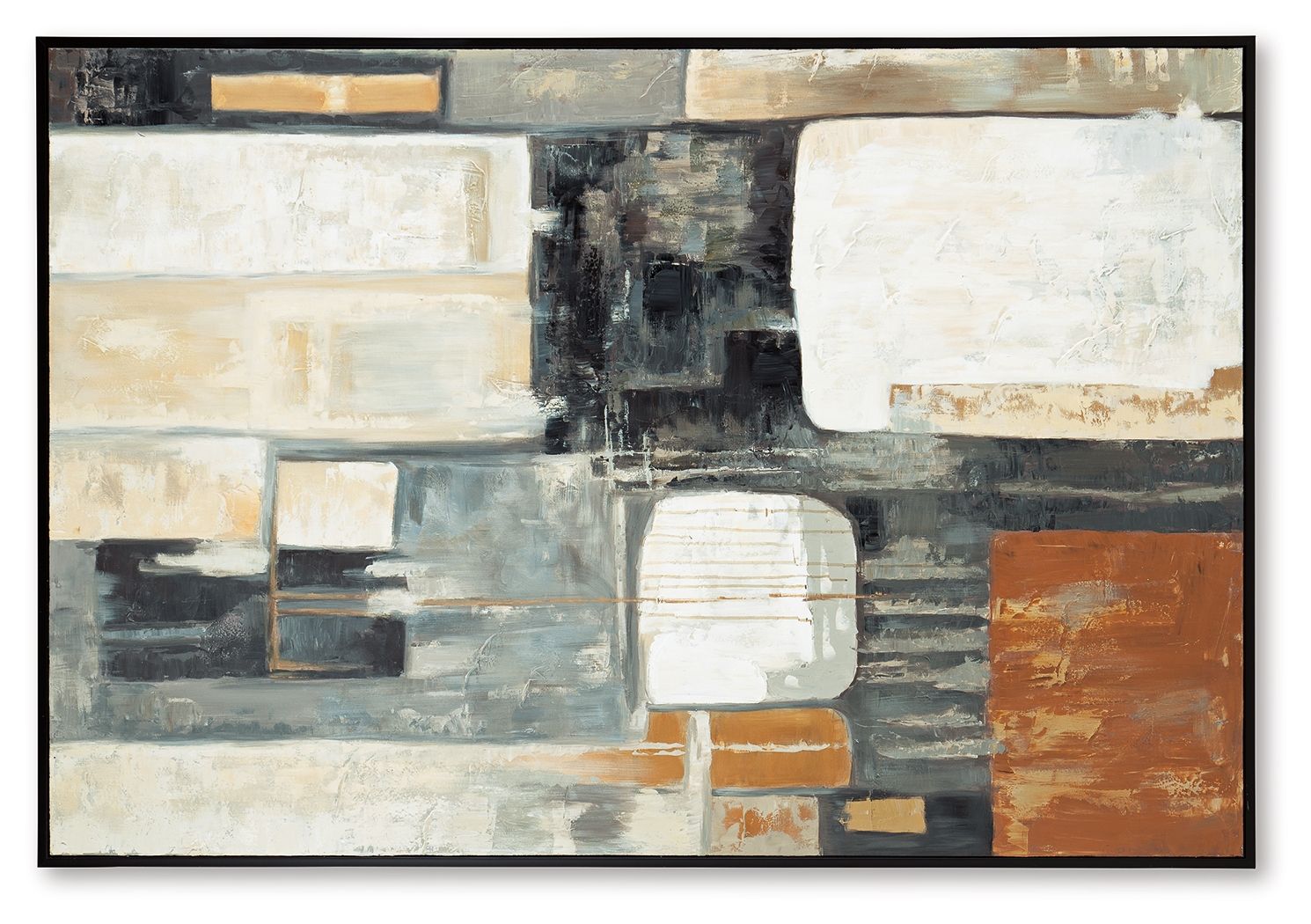 Howford - Wall Art - Brown / Black / Gray