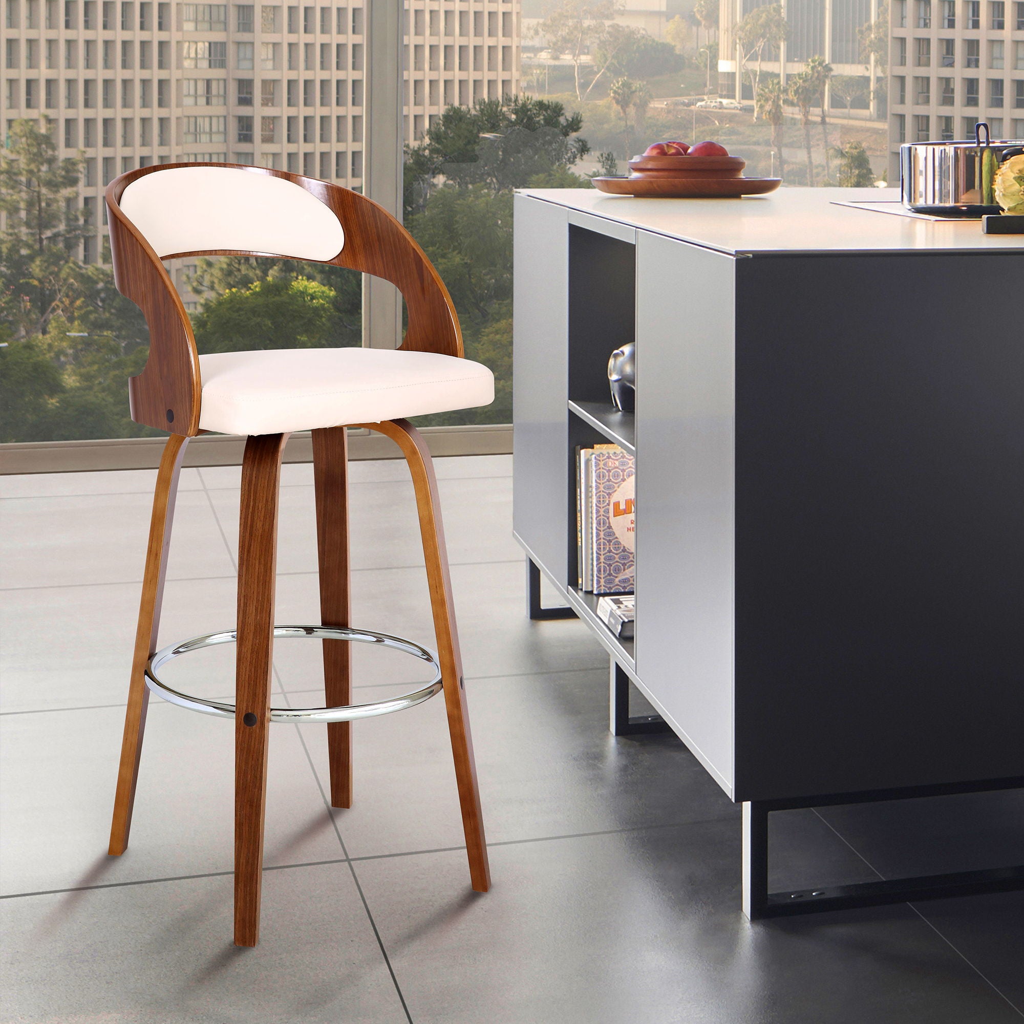 Shelly - 26" Counter Height Swivel Bar Stool