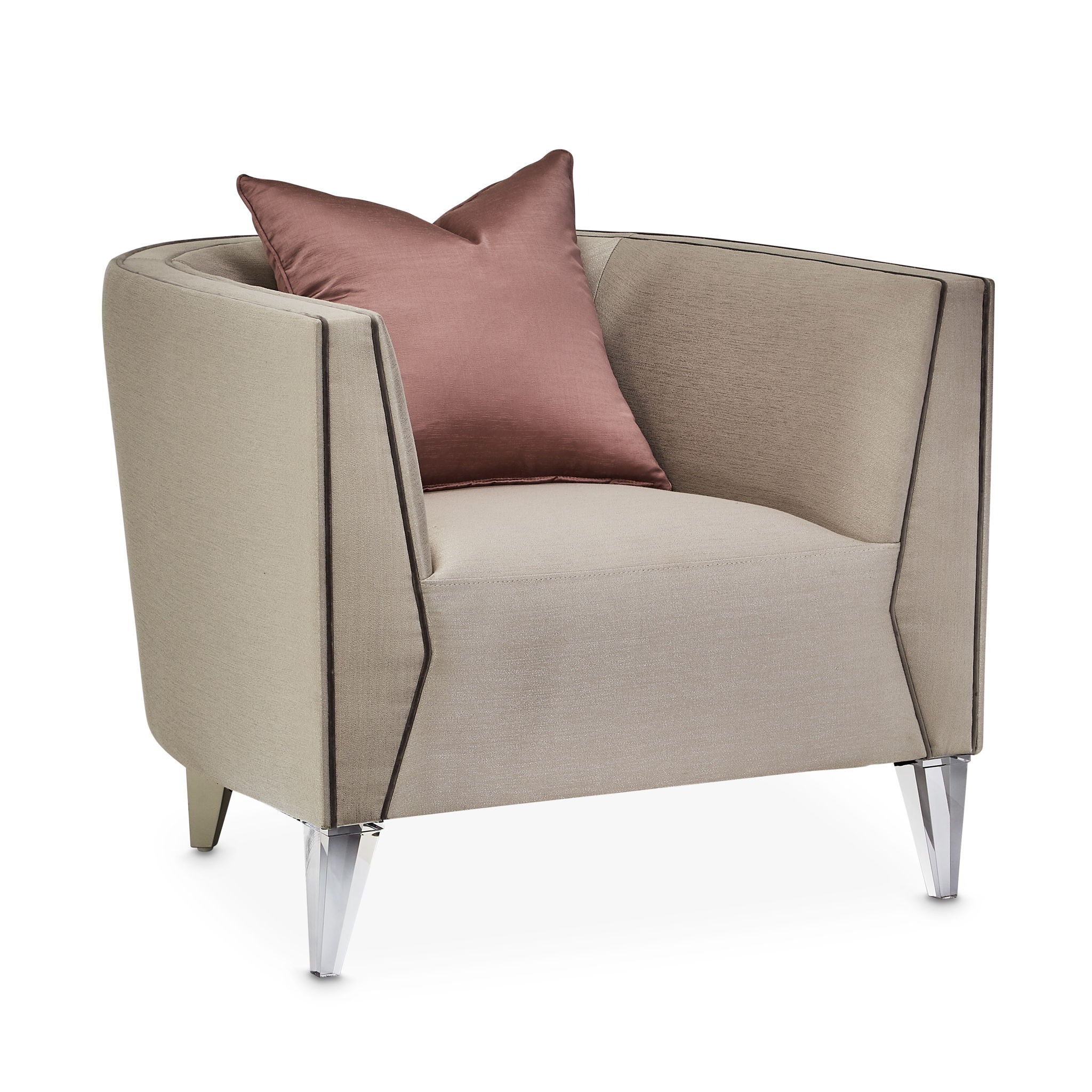 Linea - Matching Chair - Metallic / SilverMist