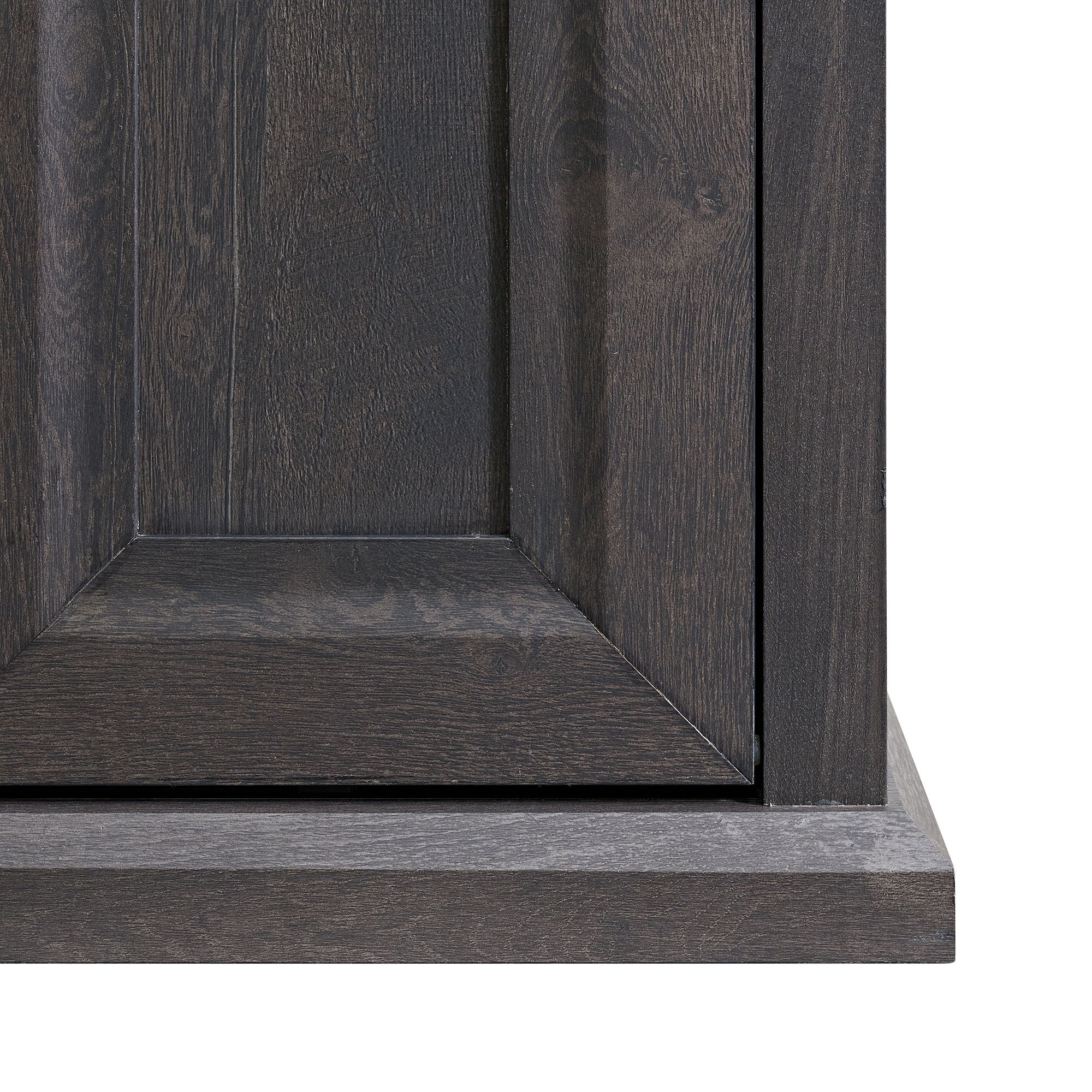 Macau - Console With 23" Fireplace Insert - Gray