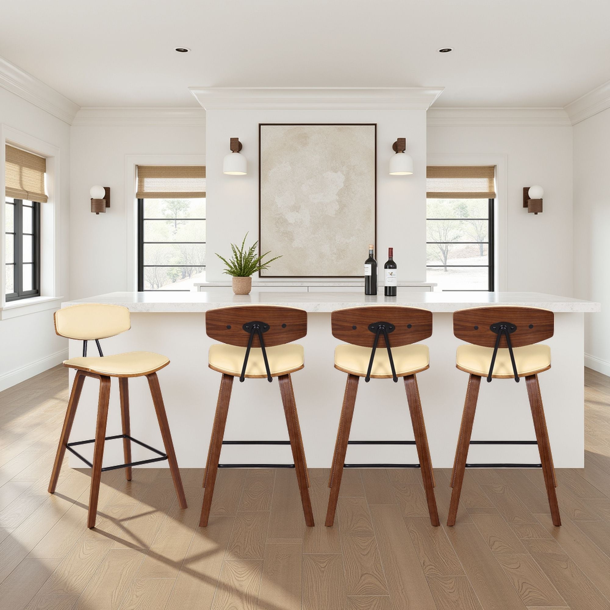 Fox - Mid-Century Bar Stool