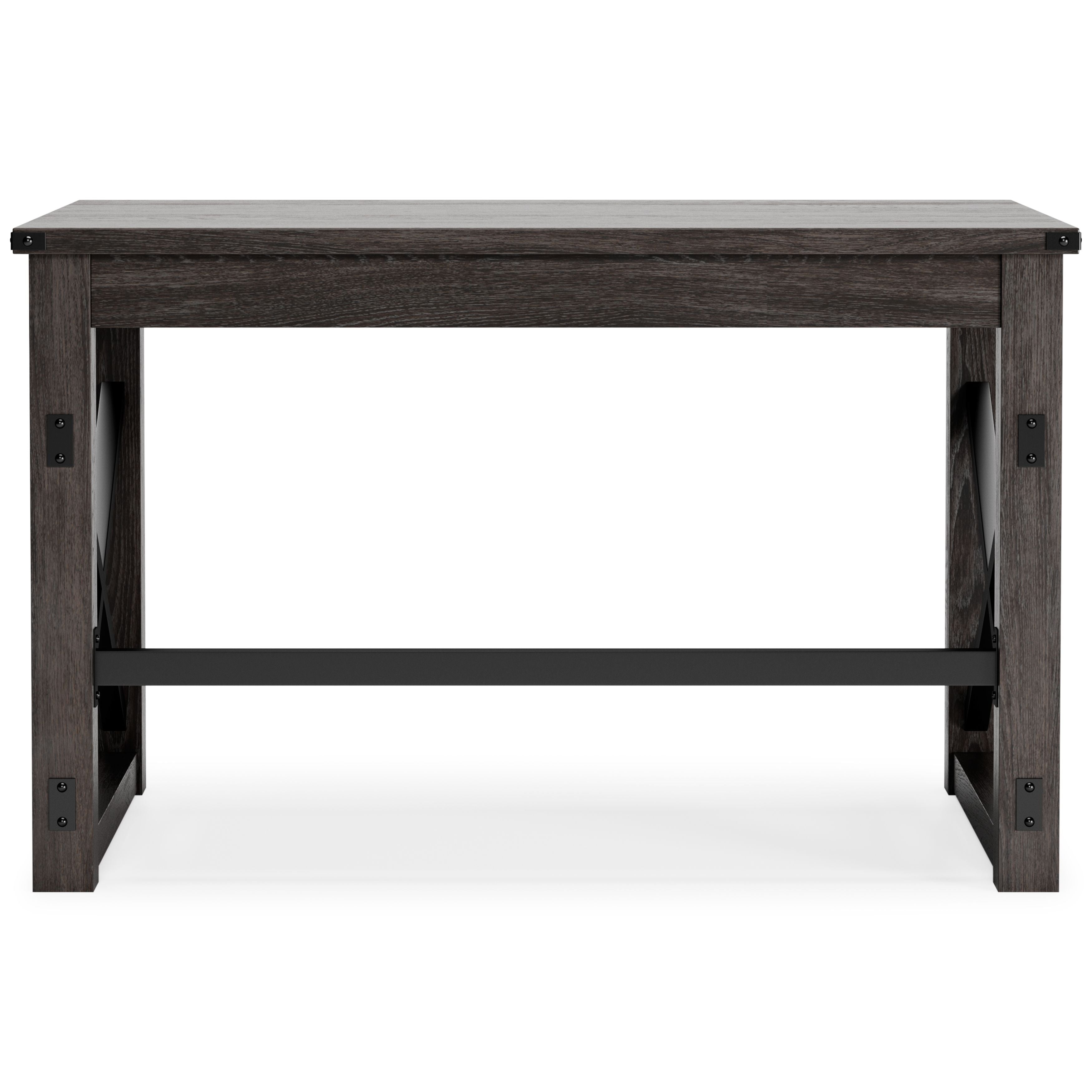 Freedan - Home Office Desk - Grayish Brown
