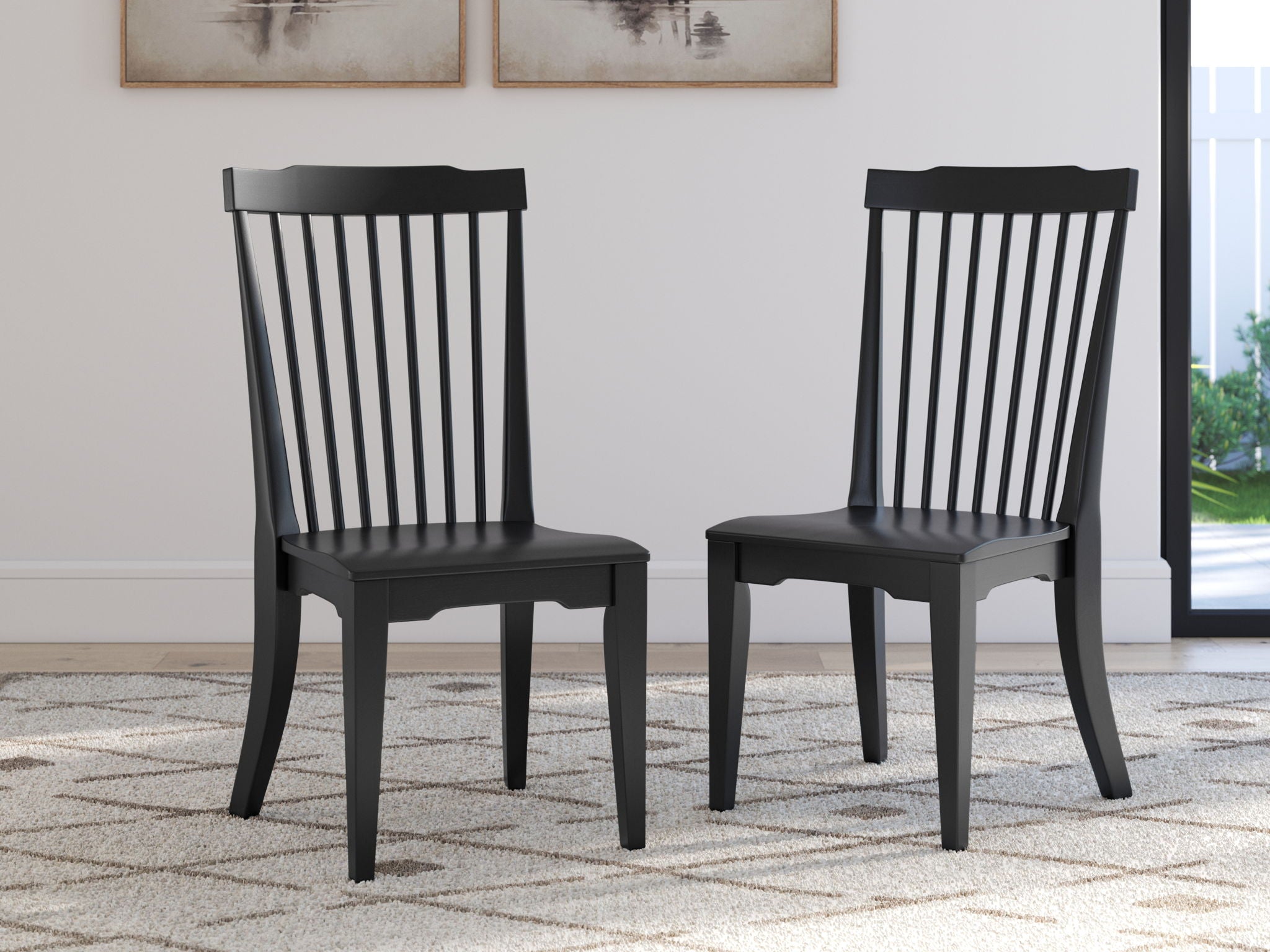 Brenkerton - Dining Room Side Chair (Set of 2) - Black