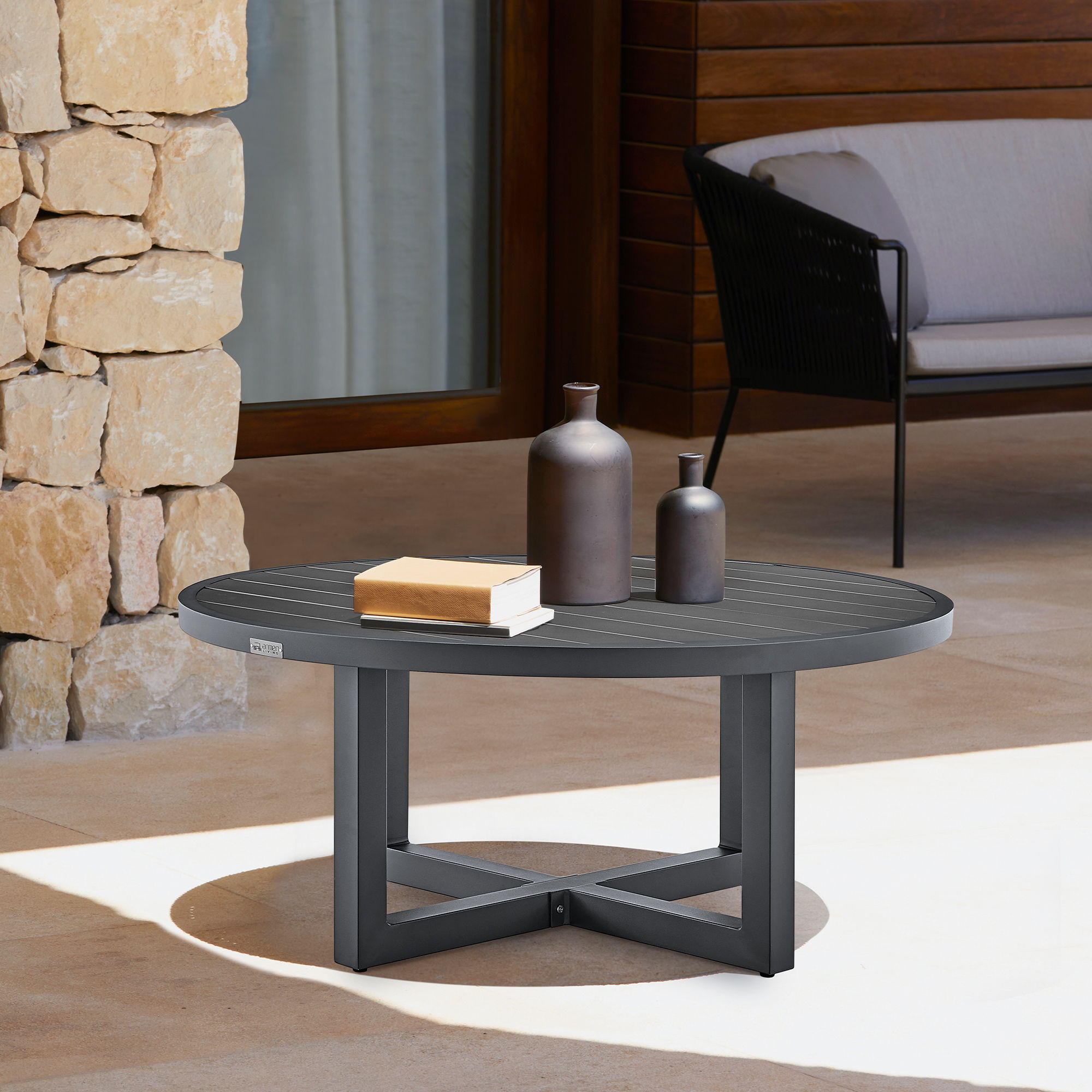 Menorca - Outdoor Patio Round Coffee Table
