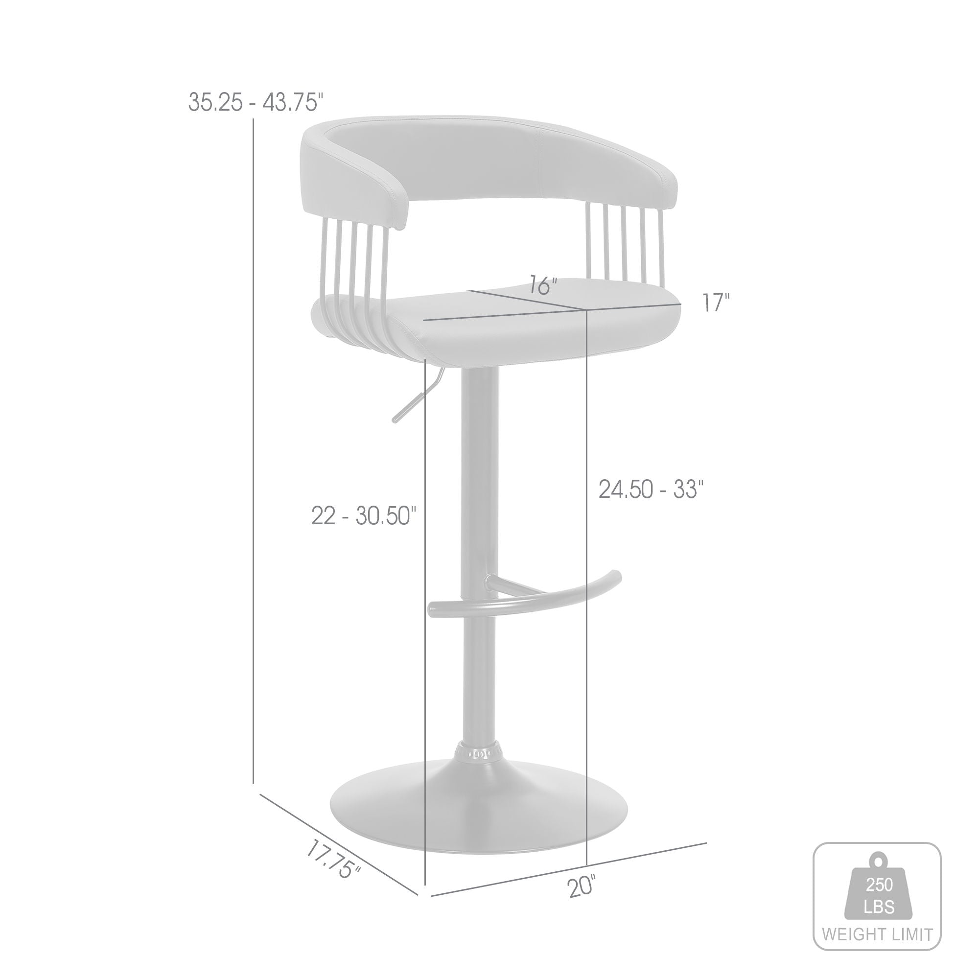 Calista - Adjustable Bar Stool