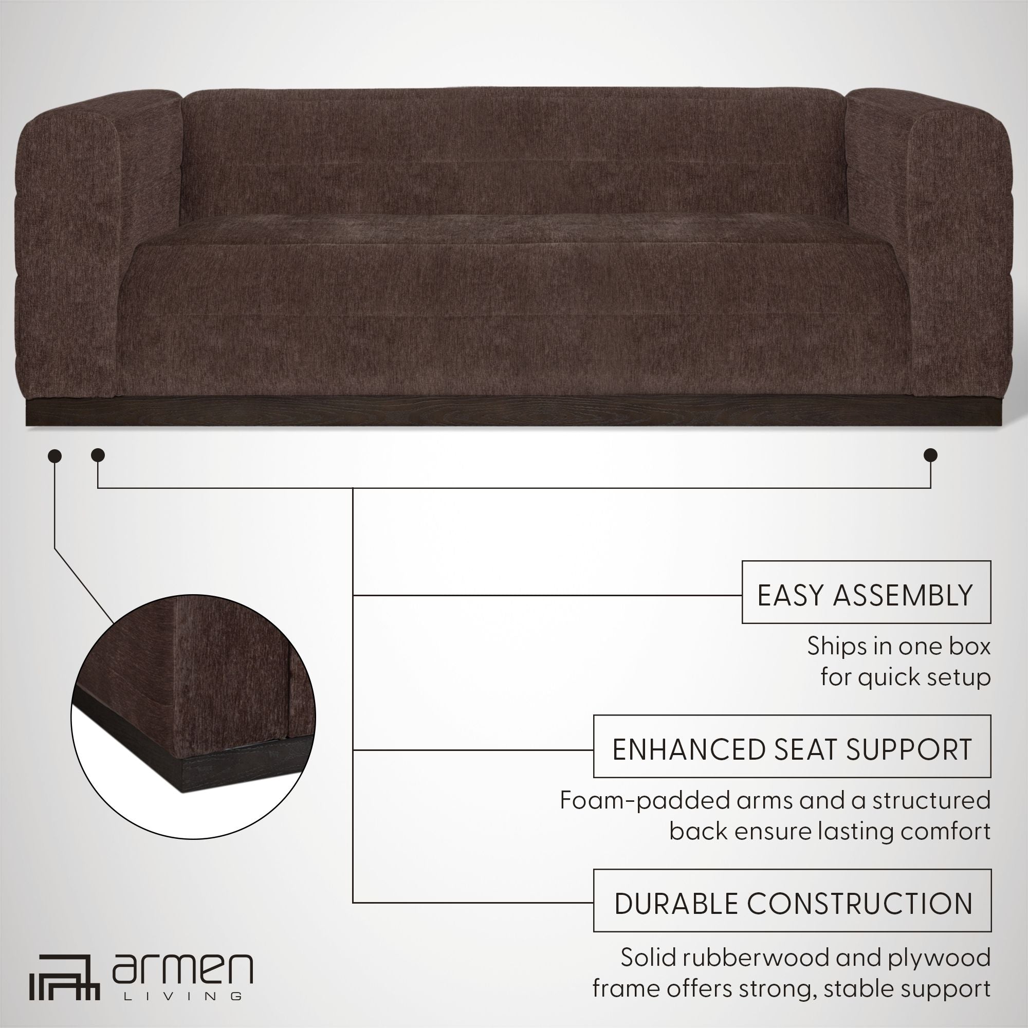 Brea - 3-Seater Sofa
