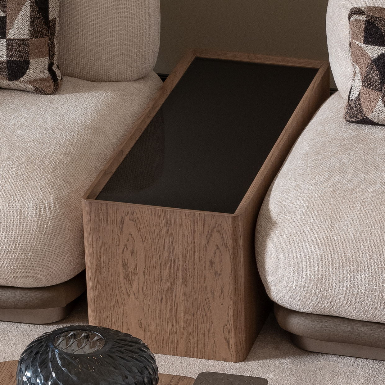 Bristol Point - Sectional Table - Saddle Brown