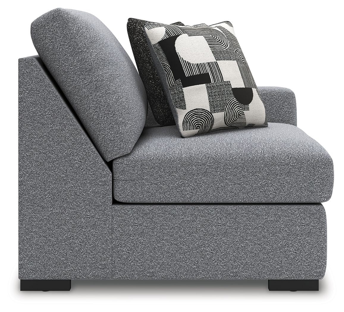 Bealton - RAF Corner Chair - Salt And Pepper