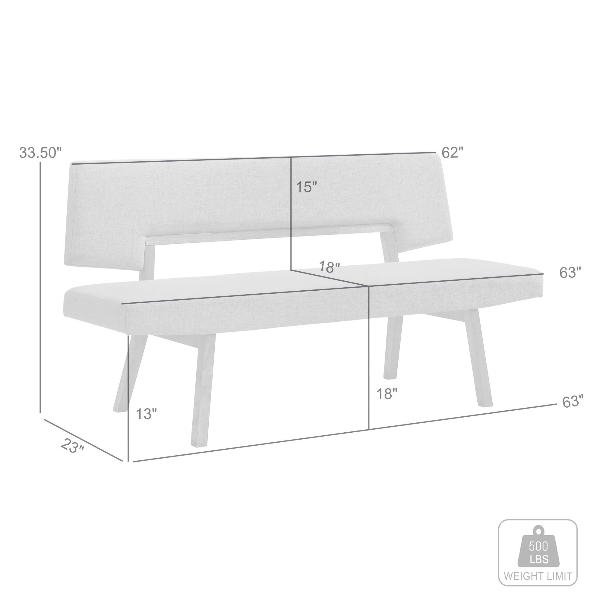 Channell - Wood Dining Bench