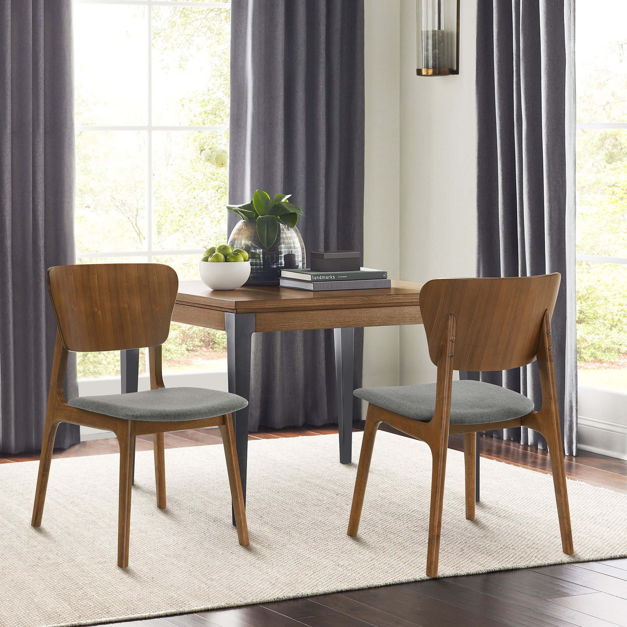 Kalia - Dining Chair With Walnut Frame