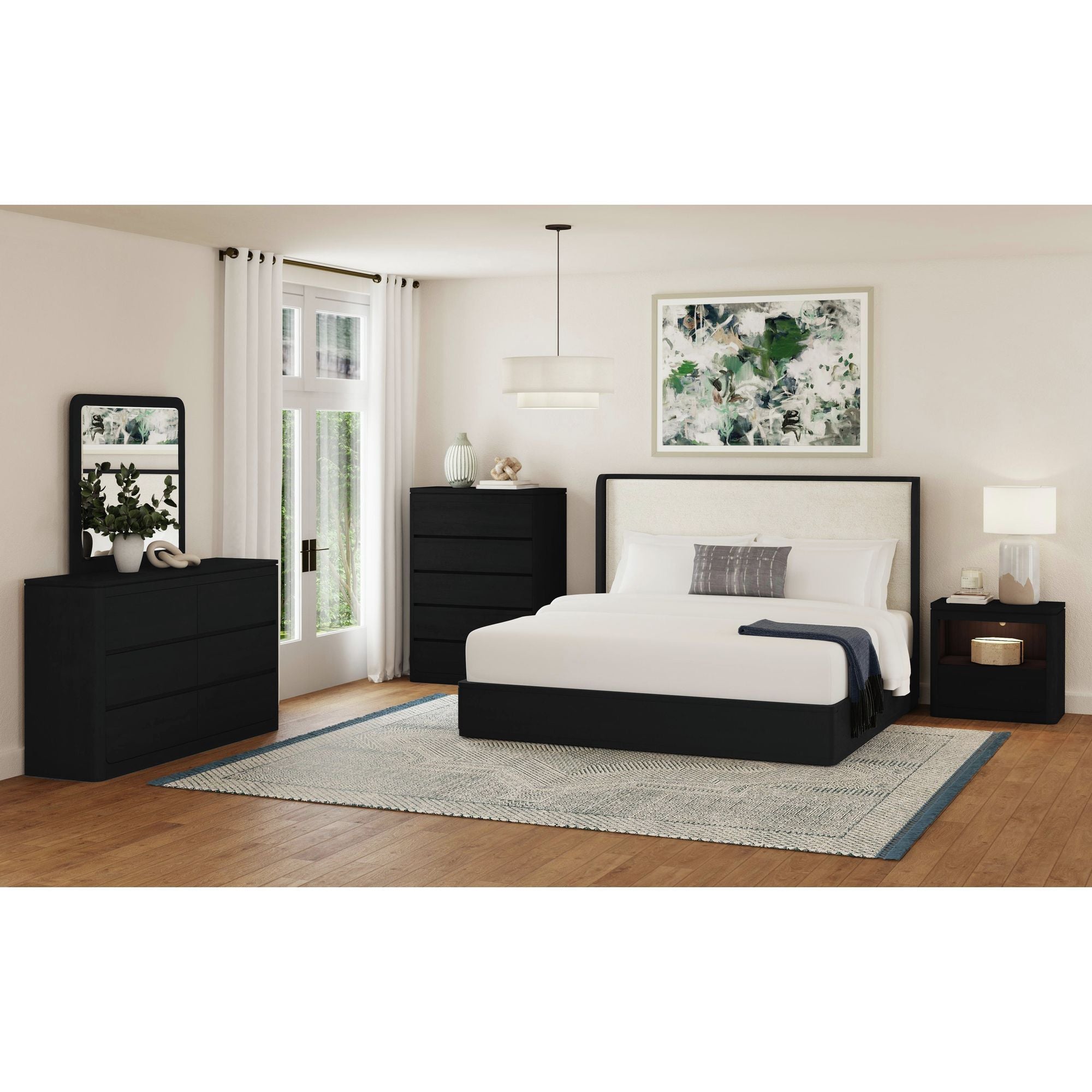 Rosalie - Fabric Upholstered Bed