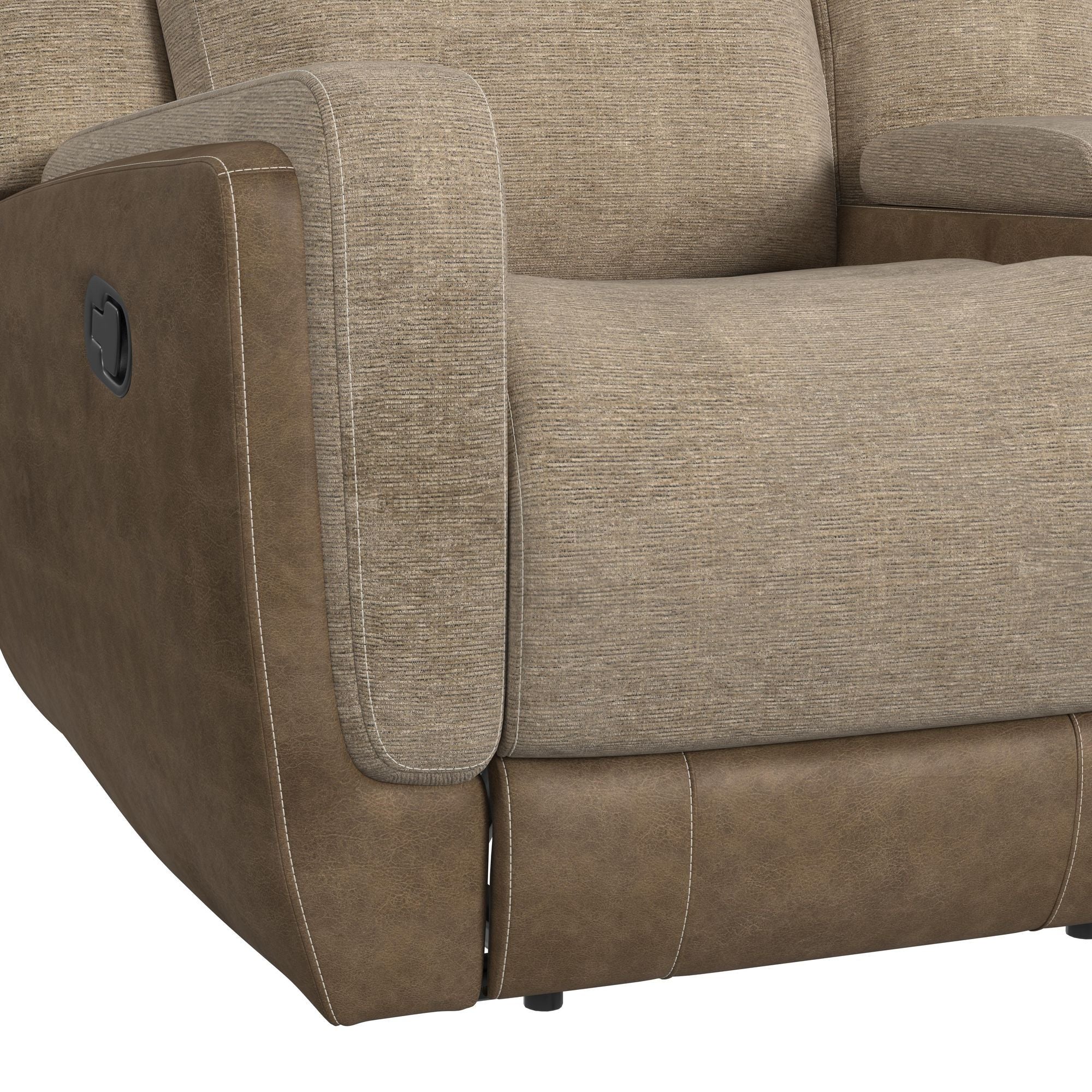 Hornet - 3 Piece Sectional Set With Console And 2 Recliners