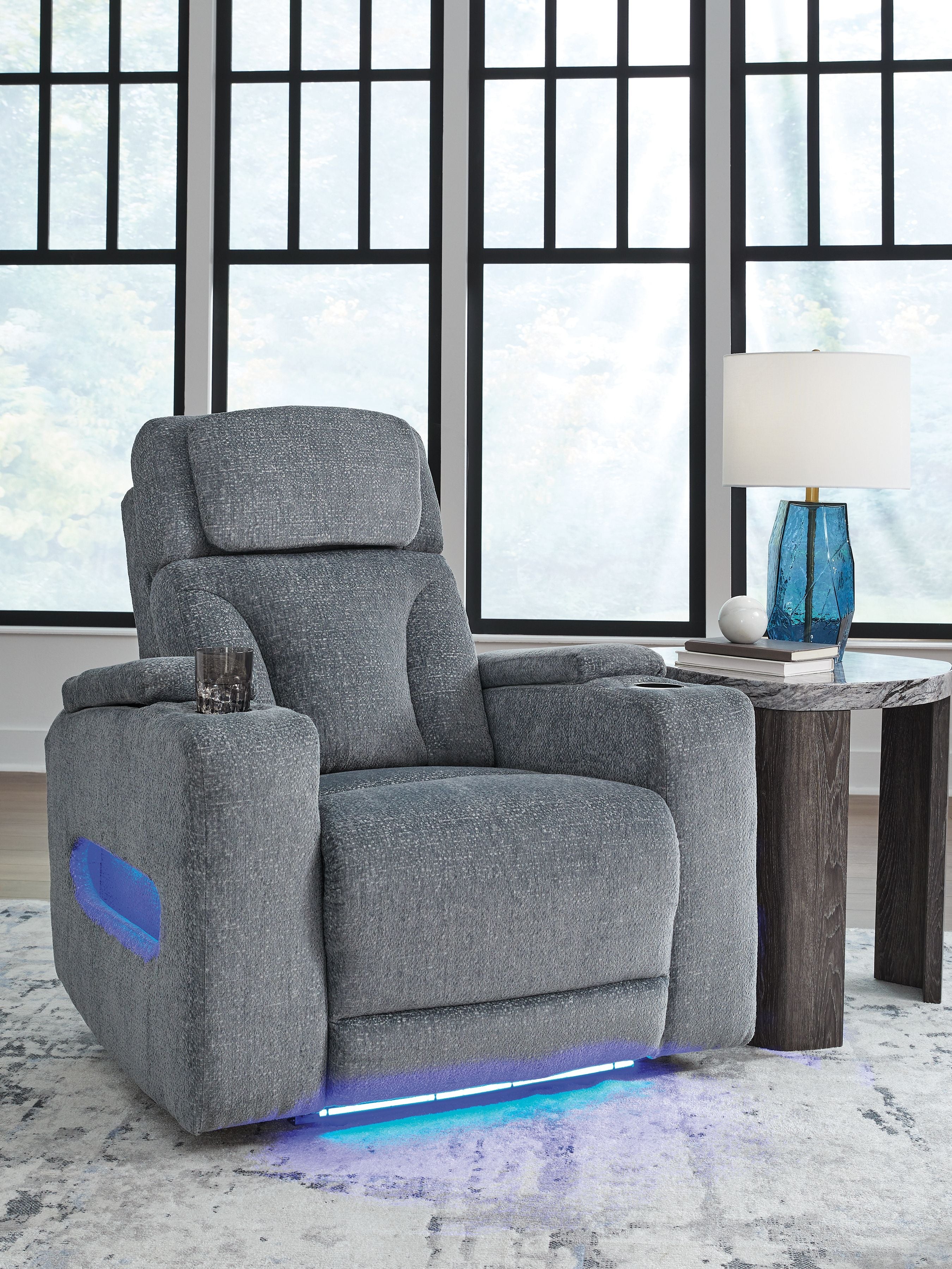 Studio Cave - Power Recliner - Steel