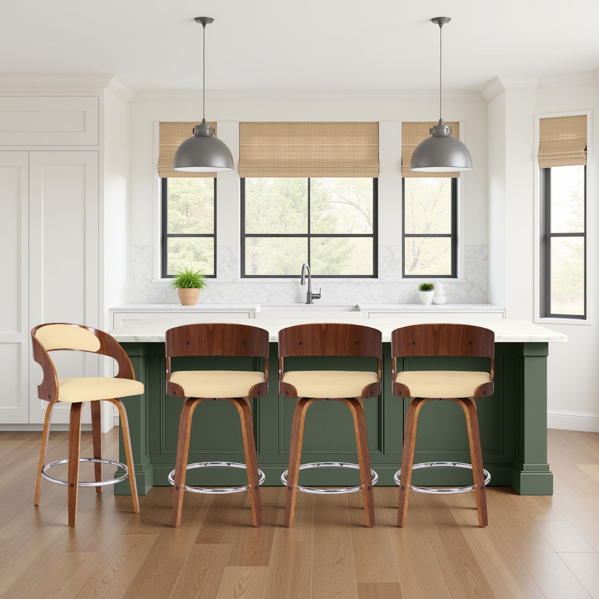 Shelly - 26" Counter Height Swivel Bar Stool
