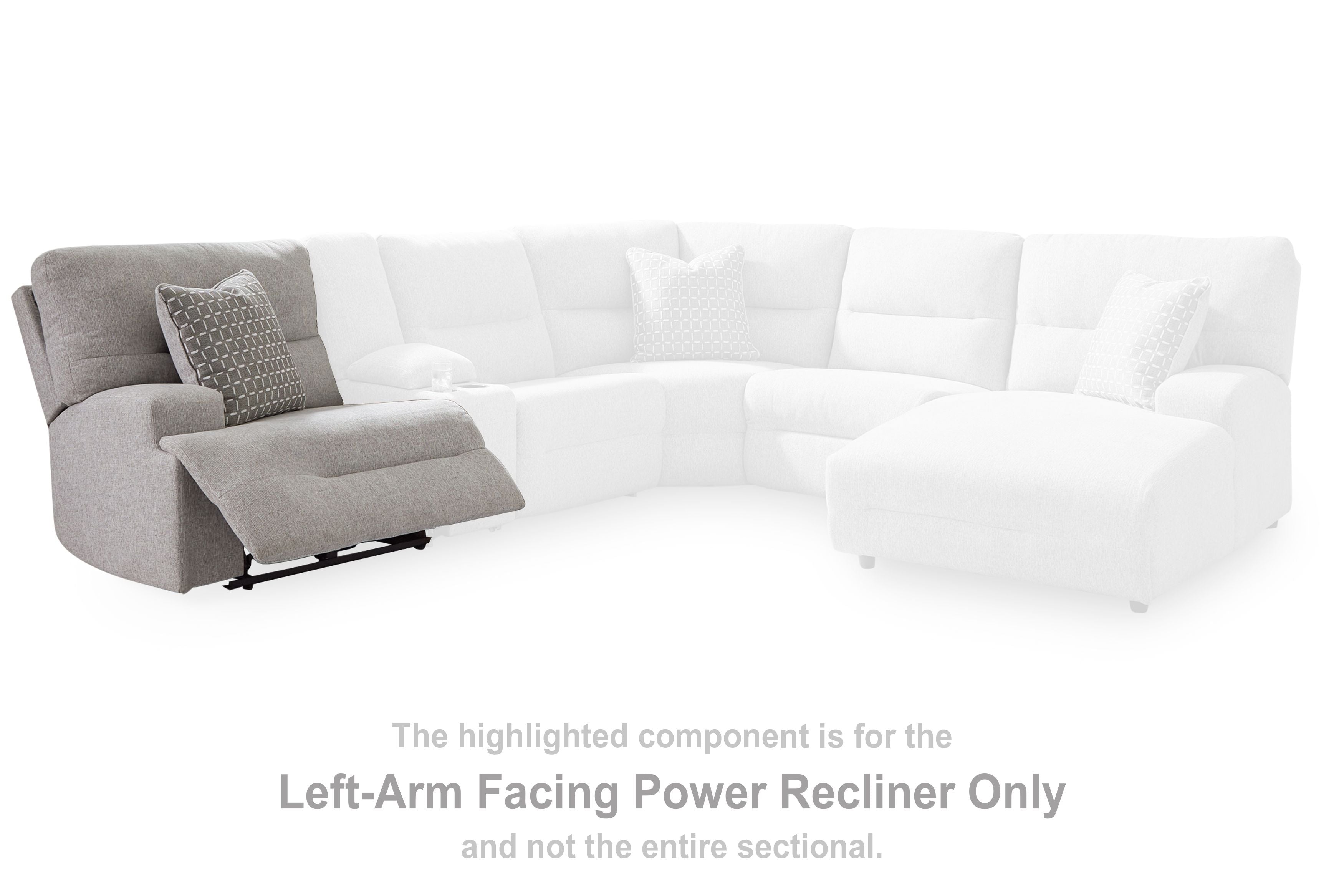 Acklen Place - Laf Zero Wall Power Recliner - Pewter