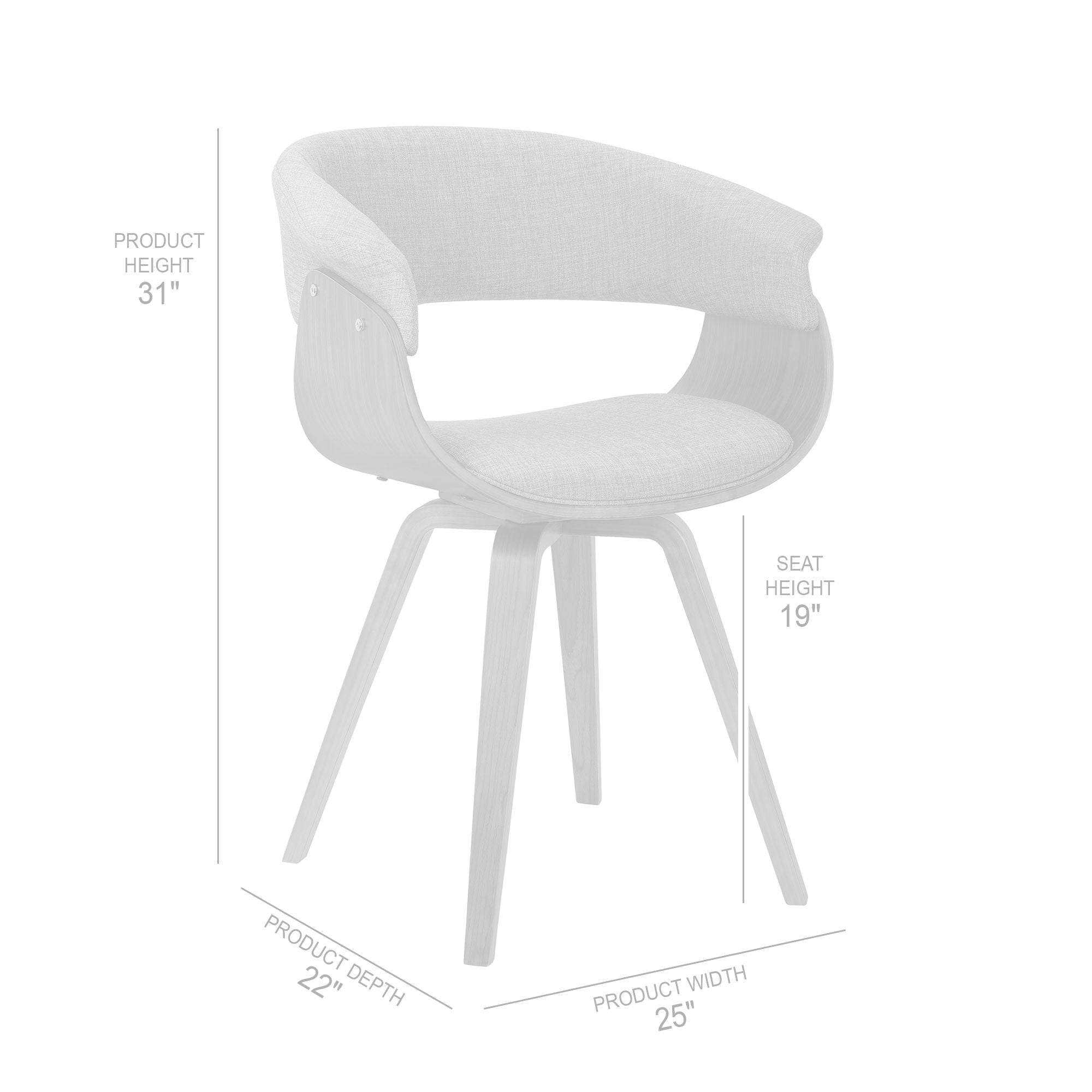 Summer - Modern Chair - Walnut Wood