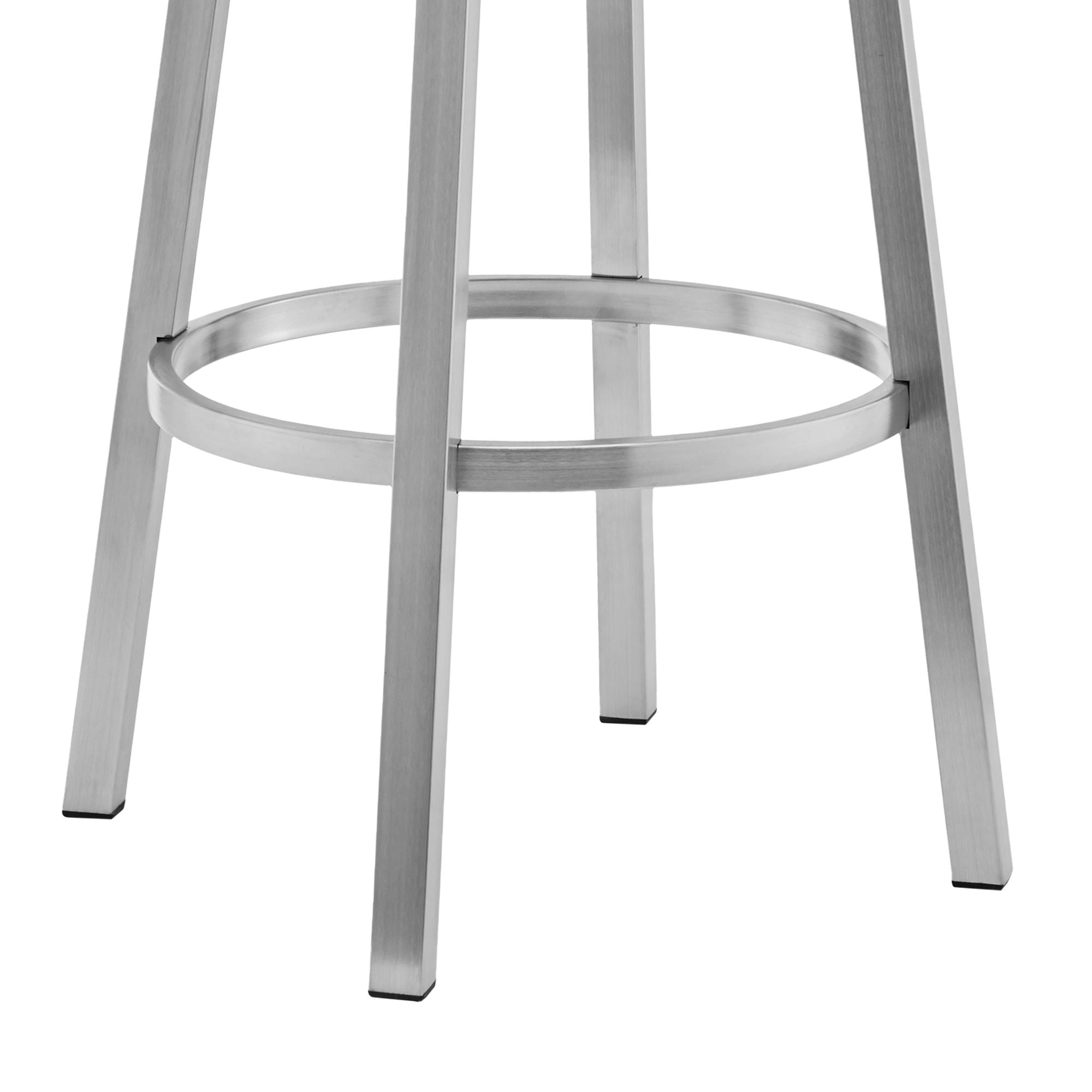 Cohen - Brushed Stainless Steel Swivel Bar Stool
