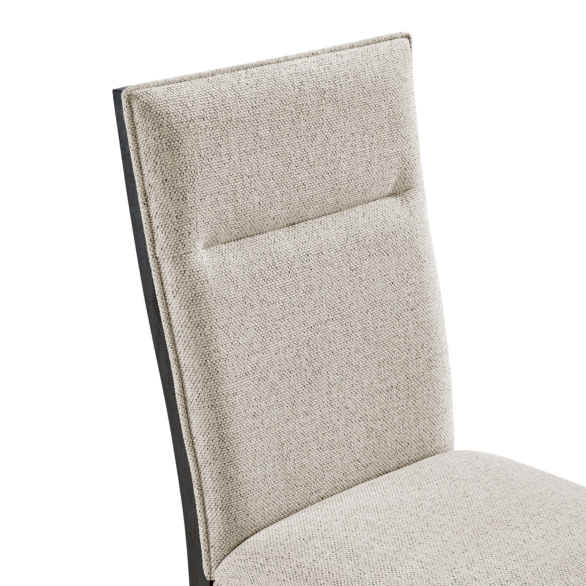 Axel - Fabric Dining Chair (Set of 2) - Light Gray / Espresso