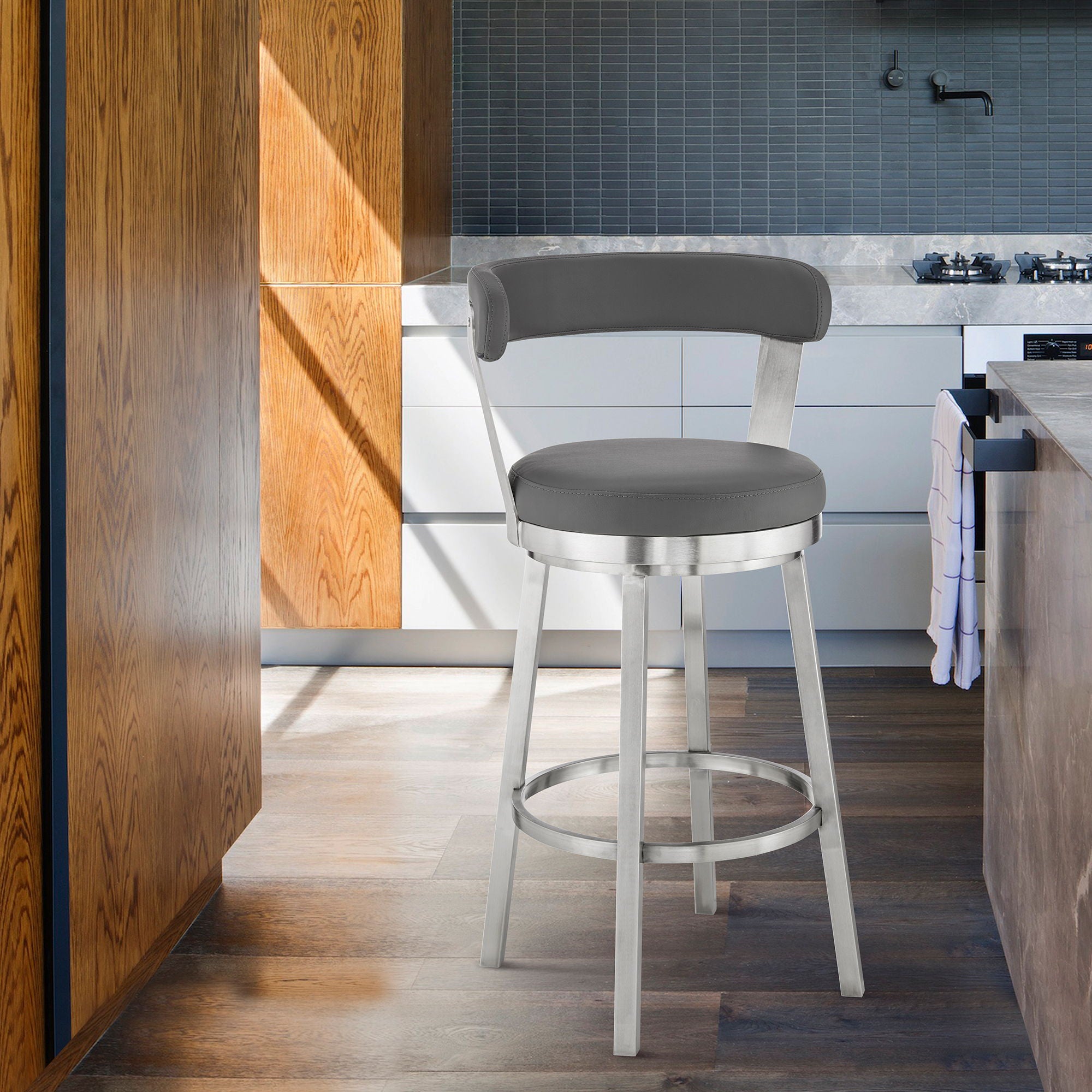 Kobe - Bar Stool - Stainless Steel Finish