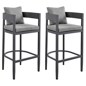 Menorca - Outdoor Patio Counter Height Bar Stool Set