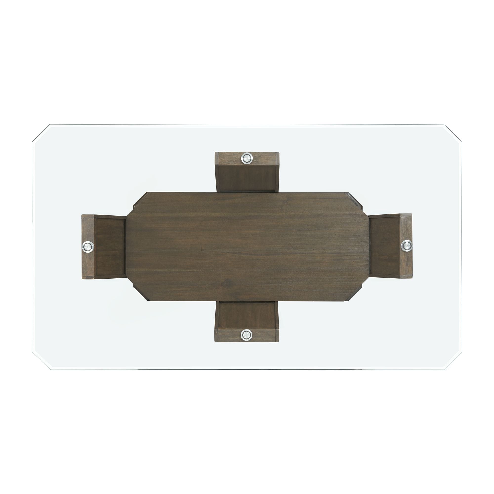 Dapper - Rectangular Dining 5 Piece Set (Table And Four Chairs) - Walnut