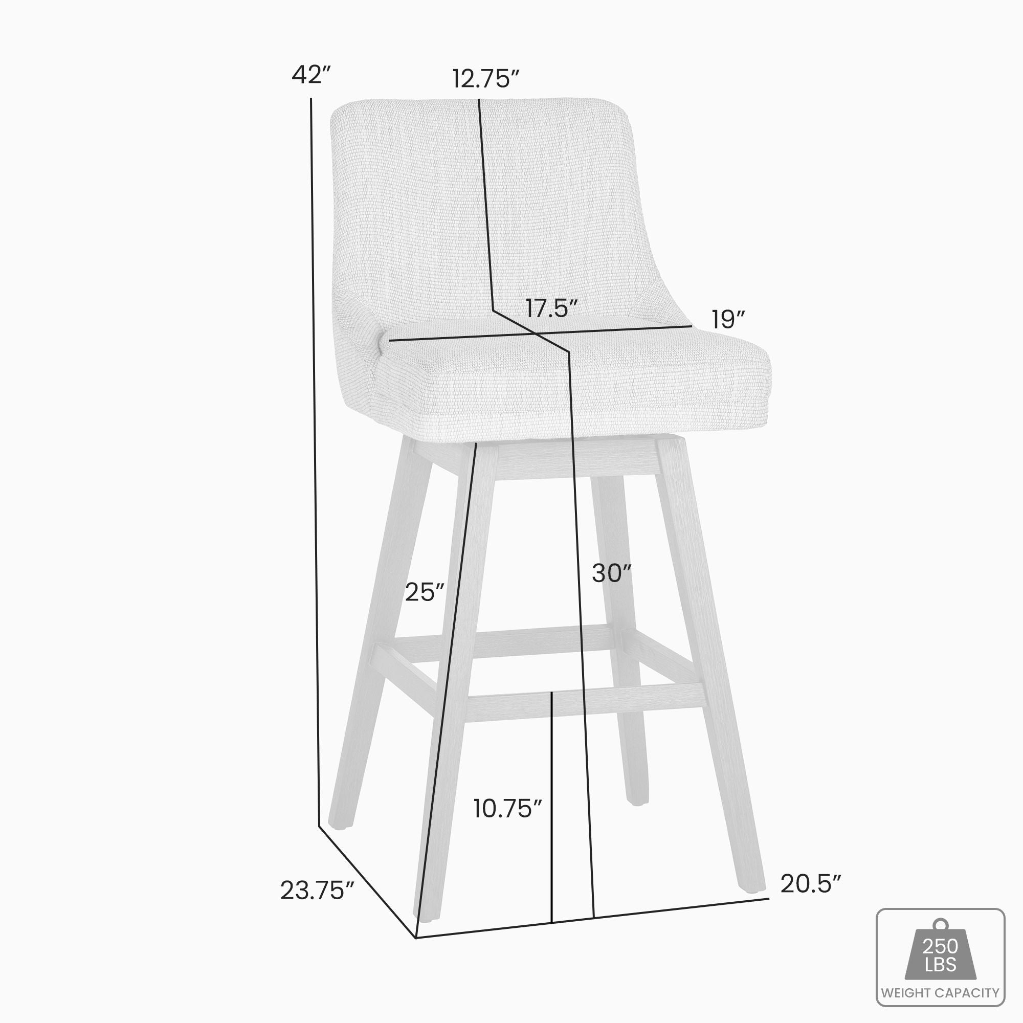 Branson - Swivel Barstool