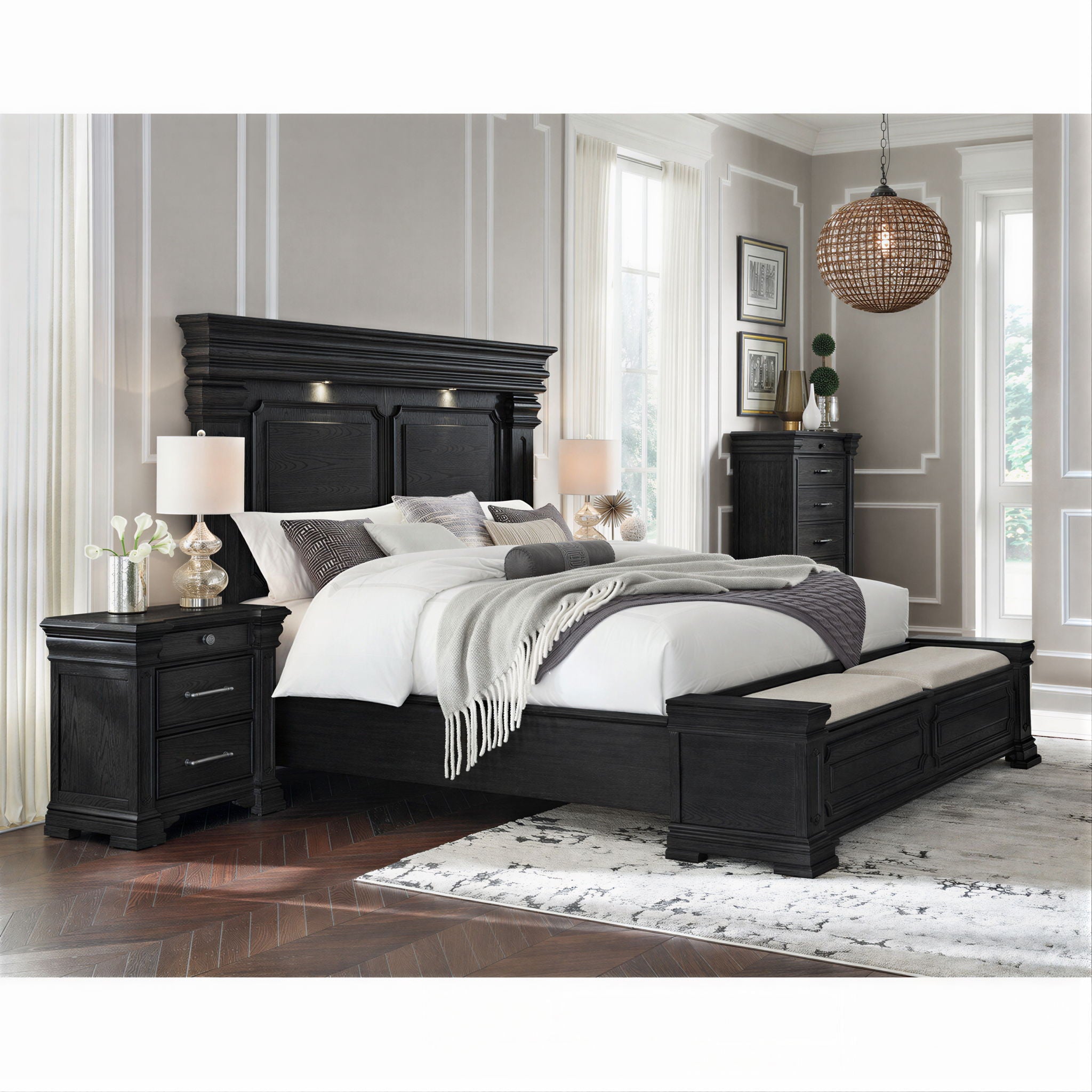 Kings Court - Storage Bedroom Set