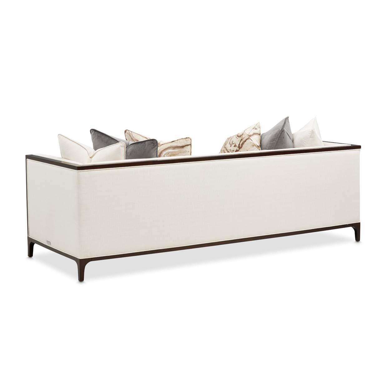 Belmont Place - Sofa - Cream / Espresso